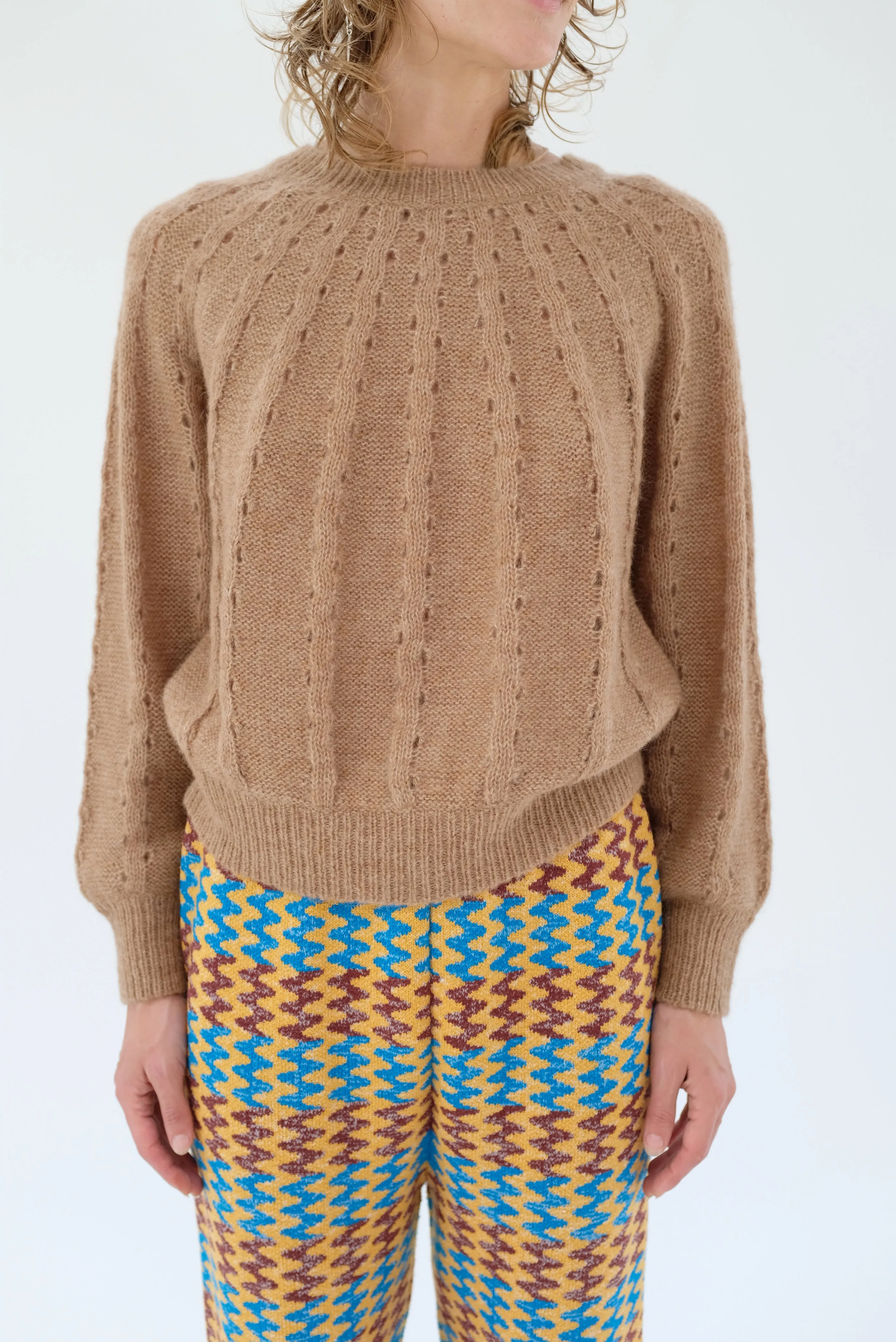 Beklina Comodo Crew Sweater Nuez sold by Beklina