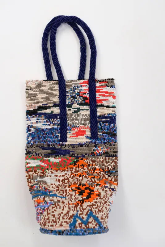 Cordera Beaded Bag Blue sold by Beklina