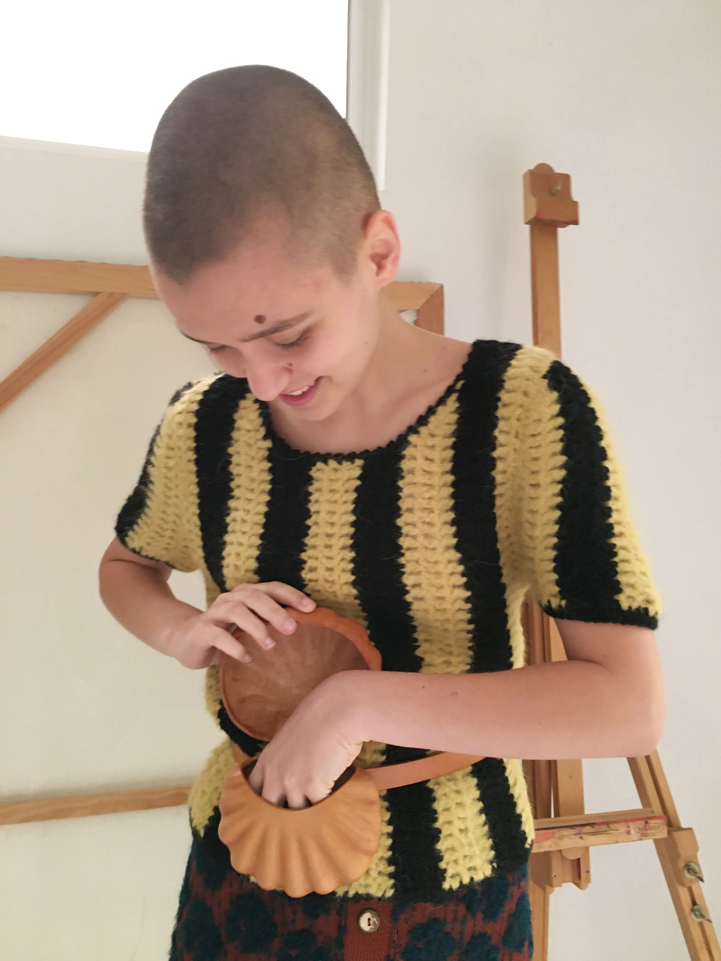 Beklina Leather Shell Belt Bag sold by Beklina product image thumbnail 3