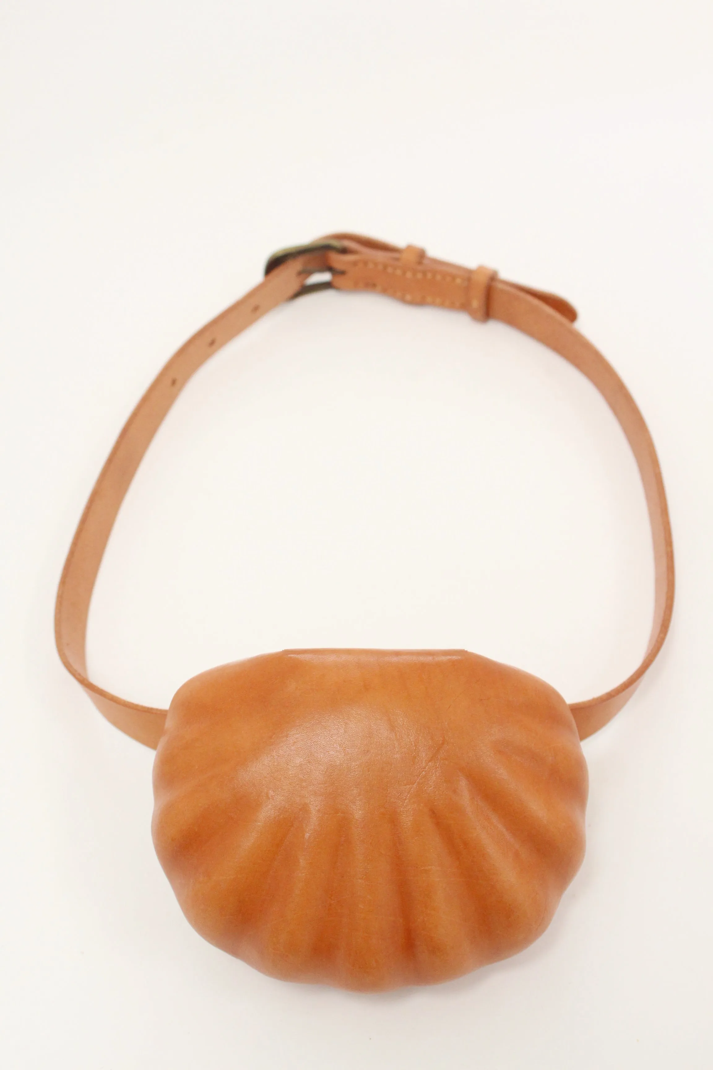 Beklina Leather Shell Belt Bag sold by Beklina