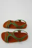 Beklina Gubi Sandal Suede Squash sold by Beklina