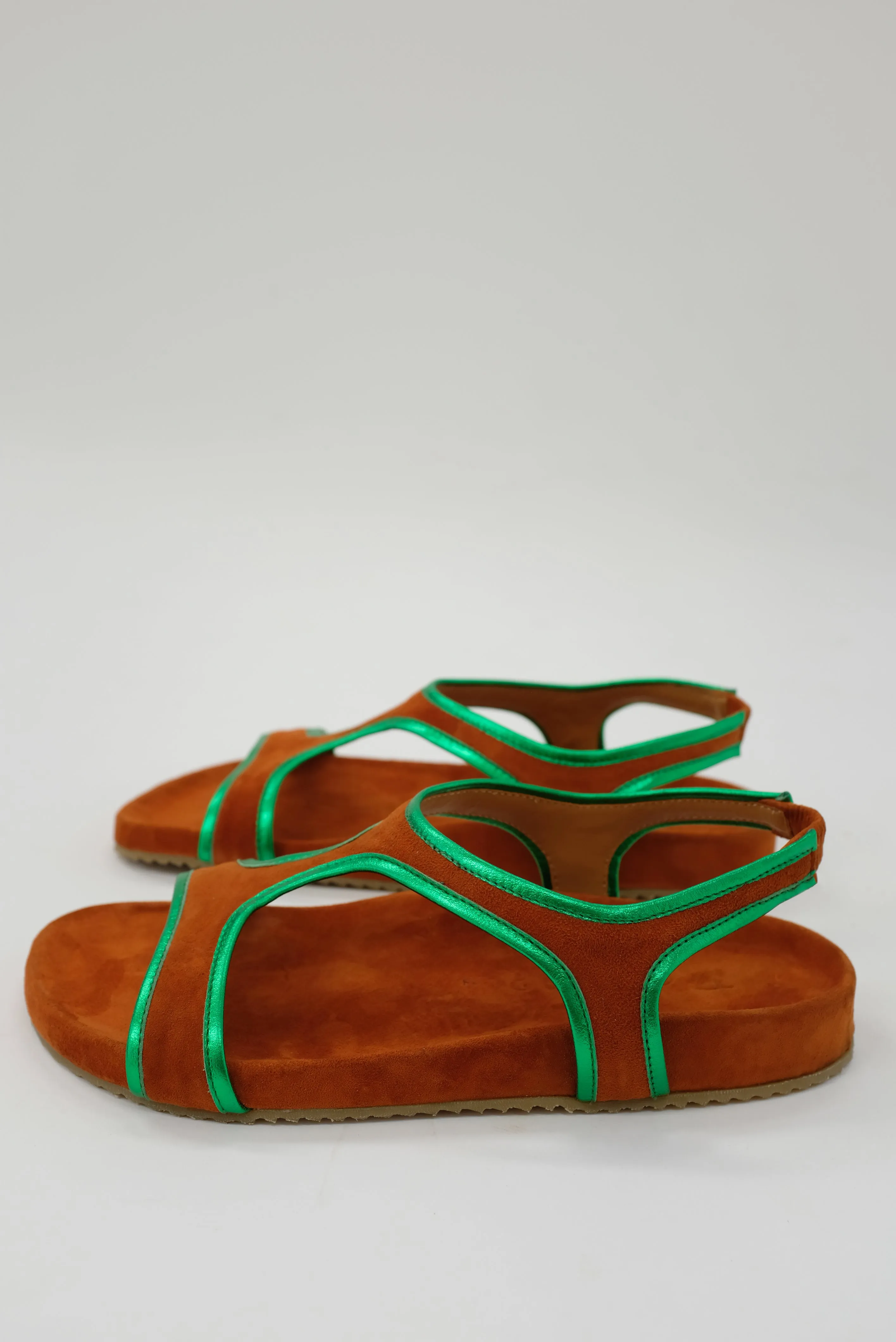 Beklina Gubi Sandal Suede Squash sold by Beklina product image thumbnail 2