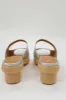 Beklina Low Sedia Sandal Silver sold by Beklina