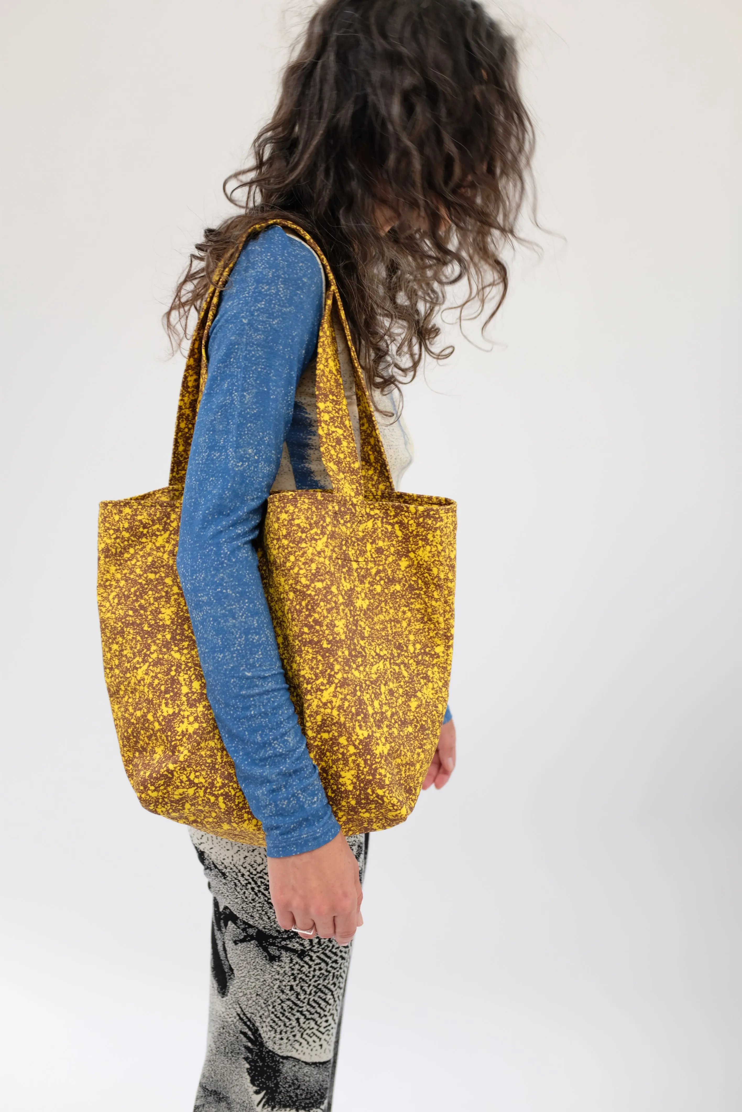 Beklina Tote Bag Lemon Splatter sold by Beklina product image thumbnail 3