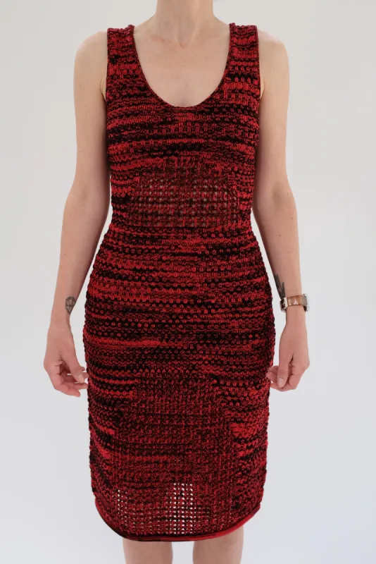 Beklina Haptic Tank Dress Roja sold by Beklina