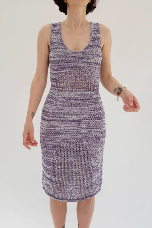 Beklina Haptic Tank Dress Violet Melange sold by Beklina
