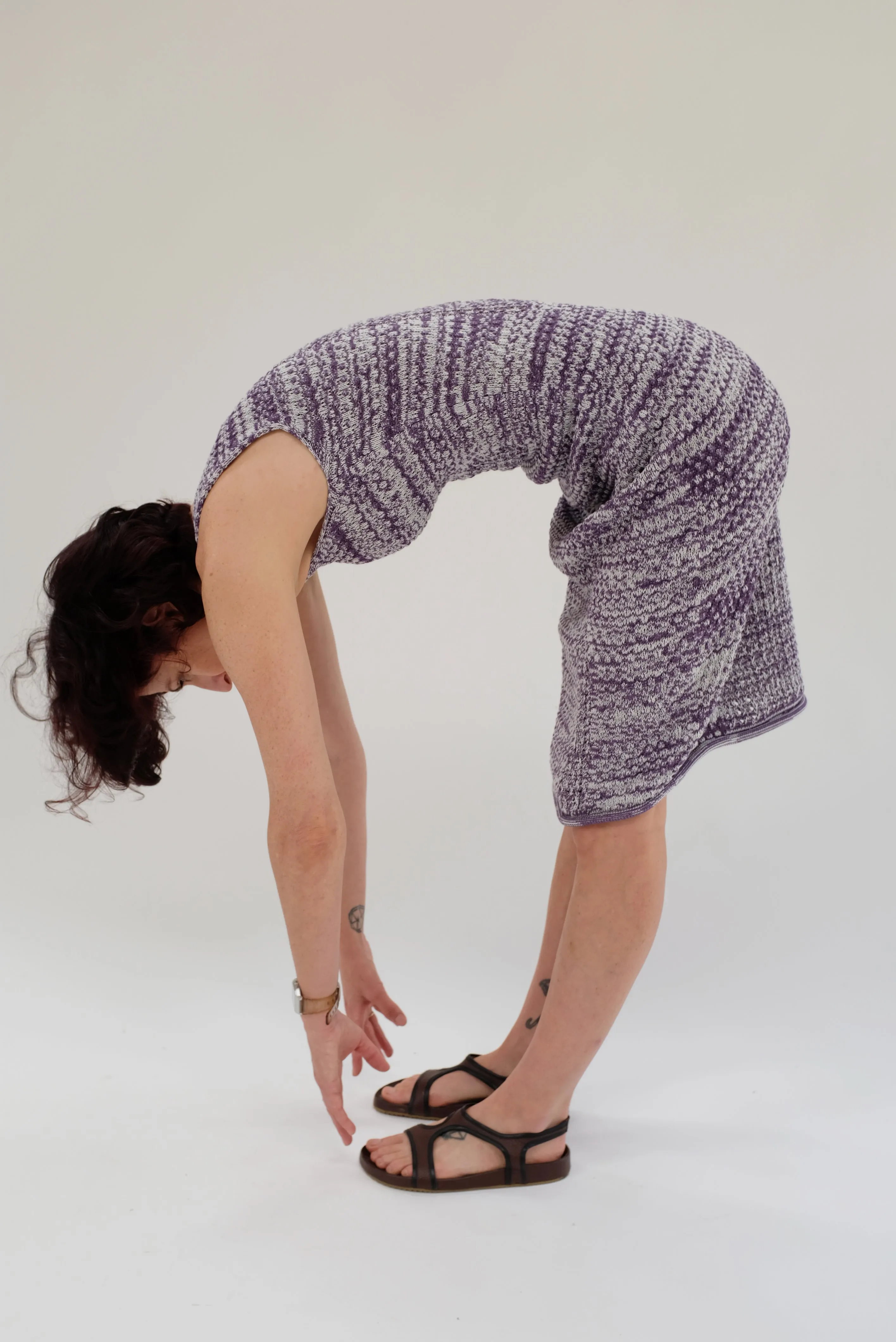 Beklina Haptic Tank Dress Violet Melange sold by Beklina product image thumbnail 3