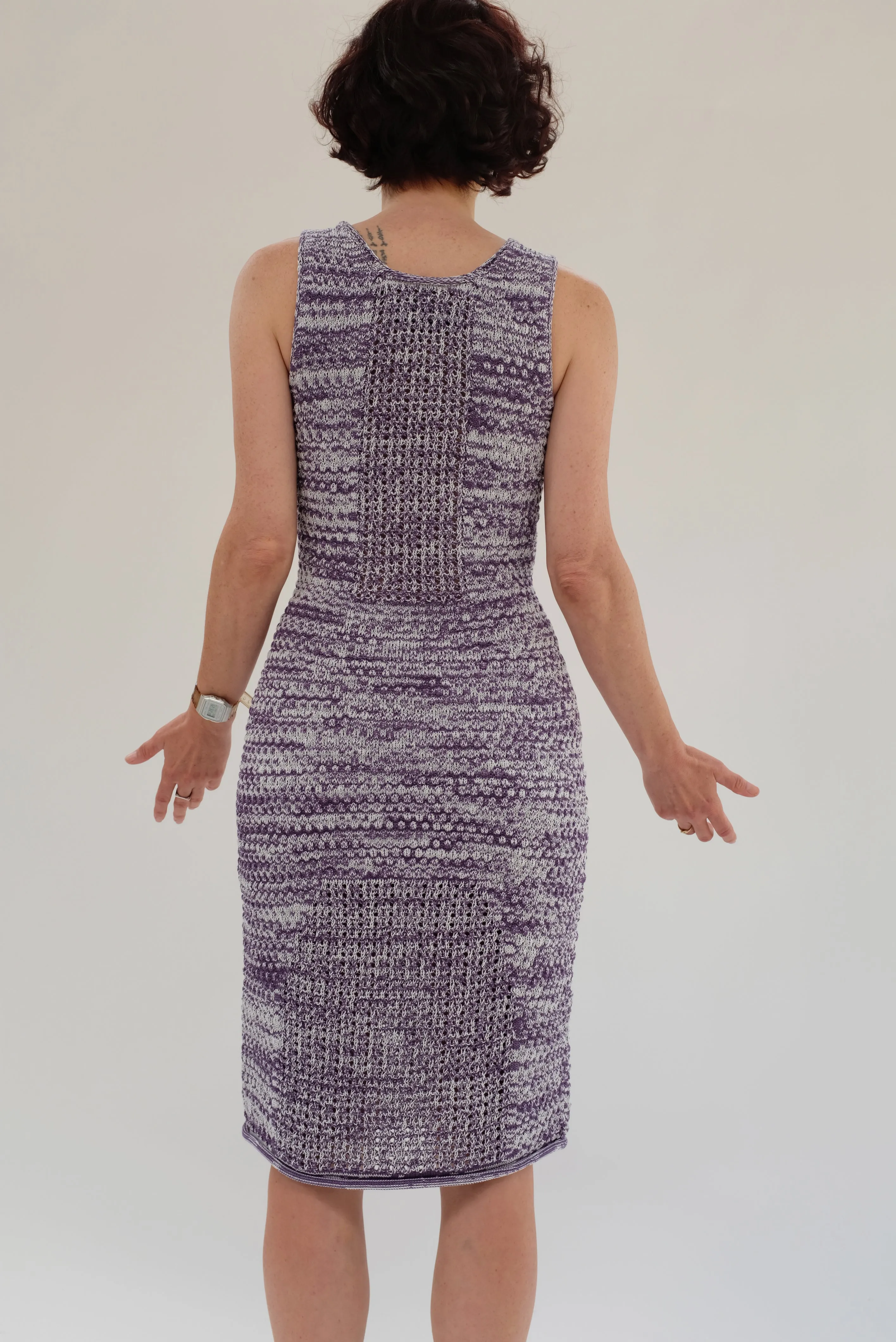 Beklina Haptic Tank Dress Violet Melange sold by Beklina product image thumbnail 4