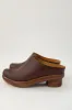 Beklina Low Sedia Clog Castagna sold by Beklina