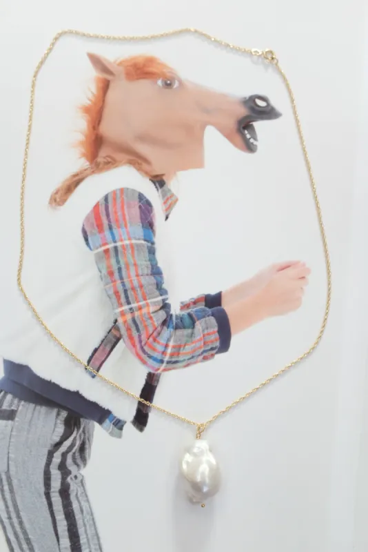 Labro Ventisette Pearl Necklace sold by Beklina