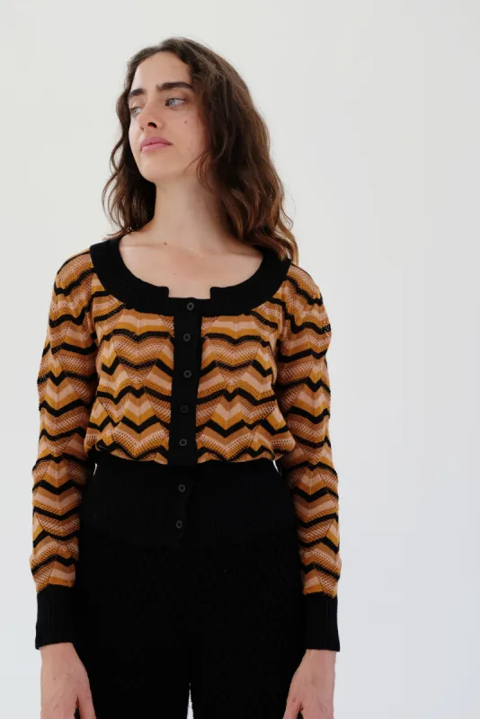 Beklina Prato Cardigan Cannella sold by Beklina