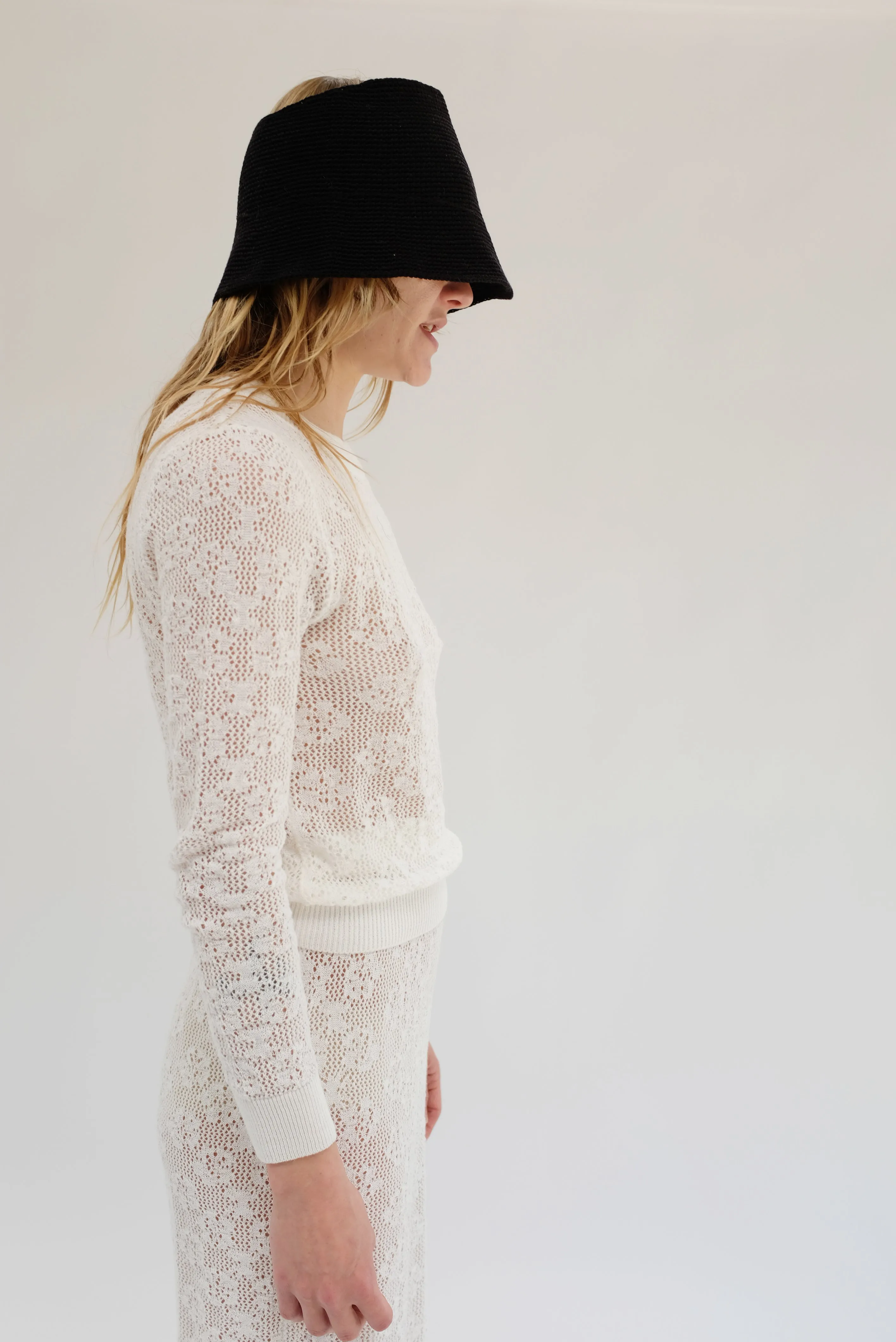 Beklina Crochet Topless Bucket Hat sold by Beklina product image thumbnail 3