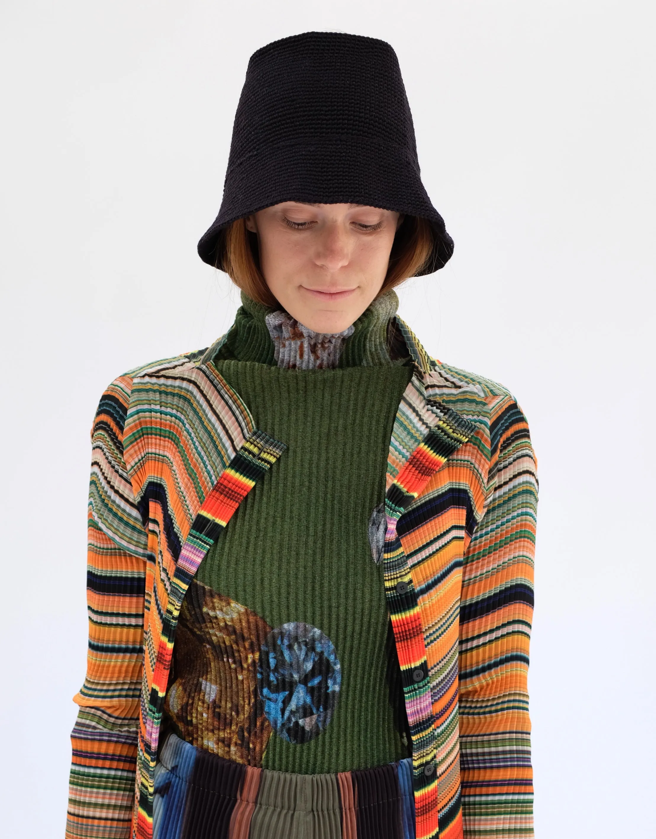 Beklina Crochet Topless Bucket Hat sold by Beklina