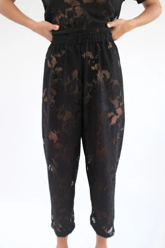 Beklina Lace Basic Pant Black sold by Beklina
