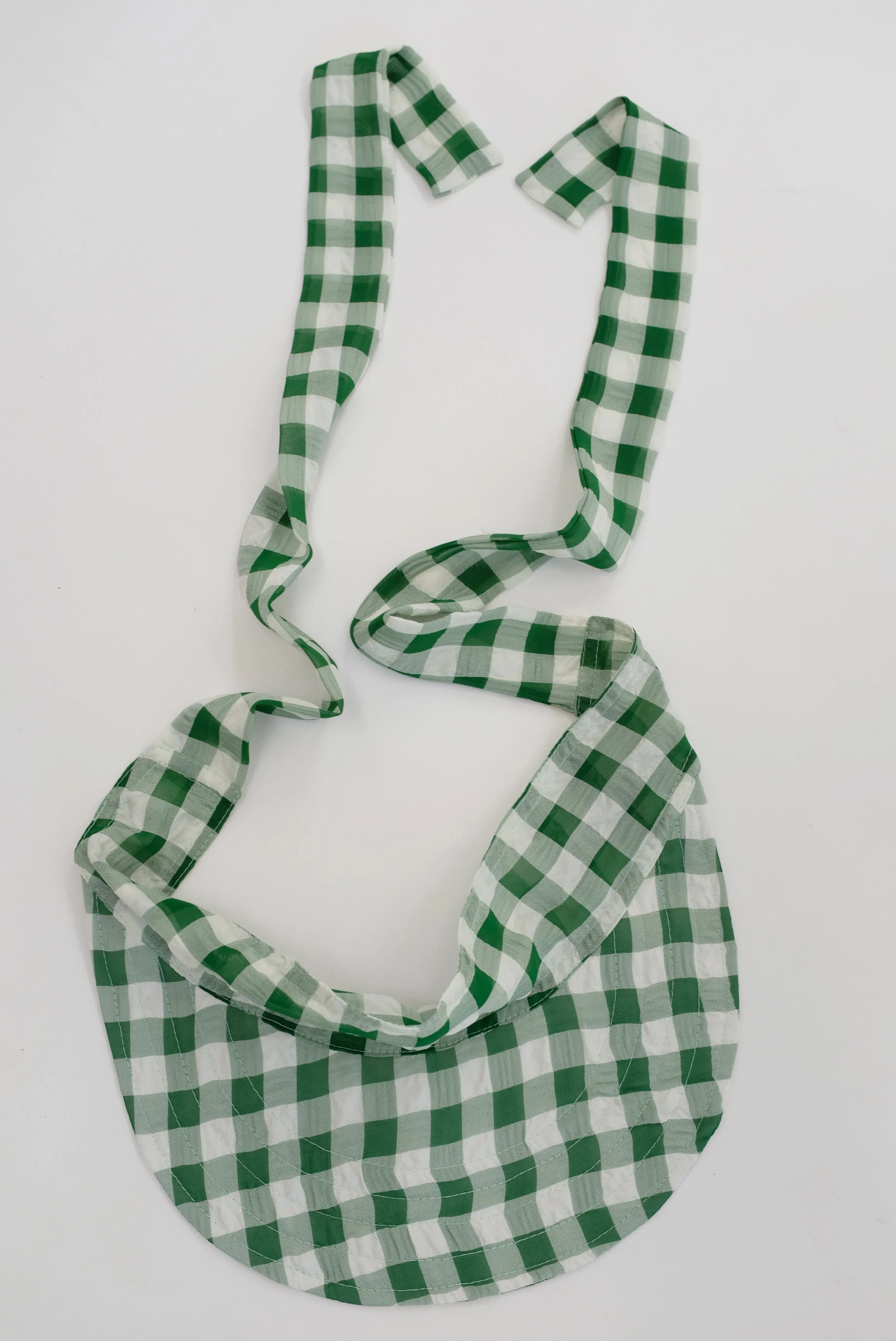 Beklina Tie Visor Spinach Gingham sold by Beklina product image thumbnail 3