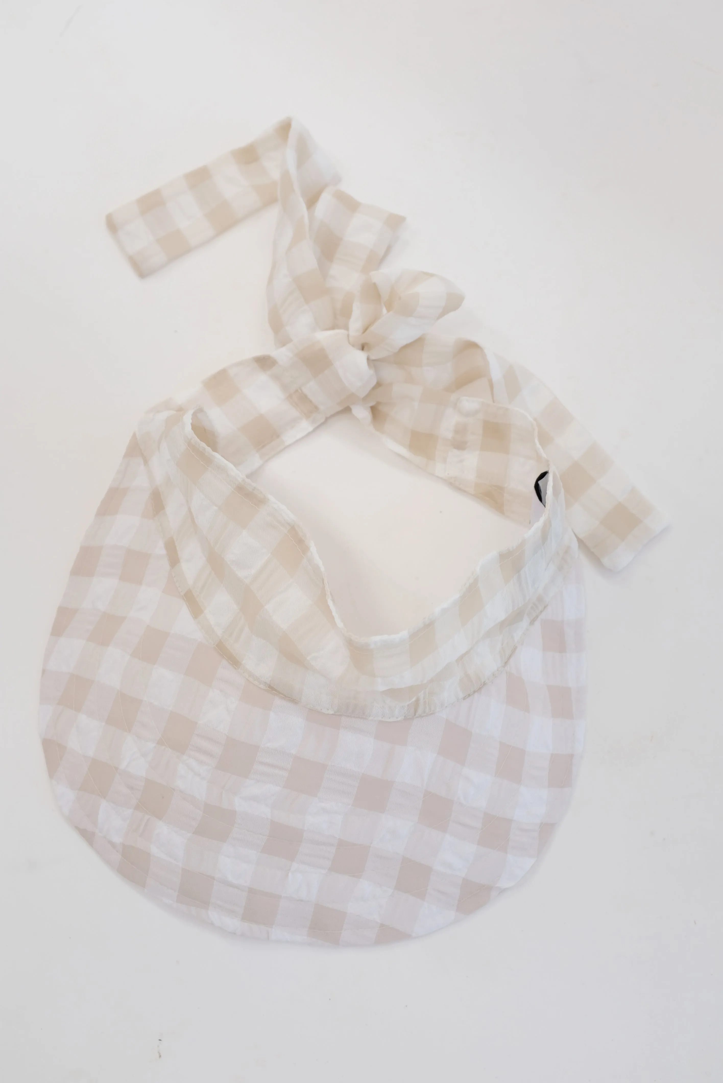 Beklina Tie Visor Nut Gingham sold by Beklina product image thumbnail 4