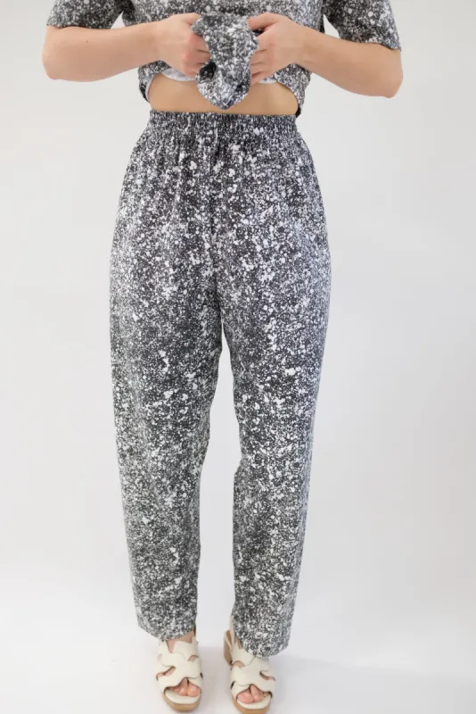 Beklina Basic Pant Splatter Black sold by Beklina