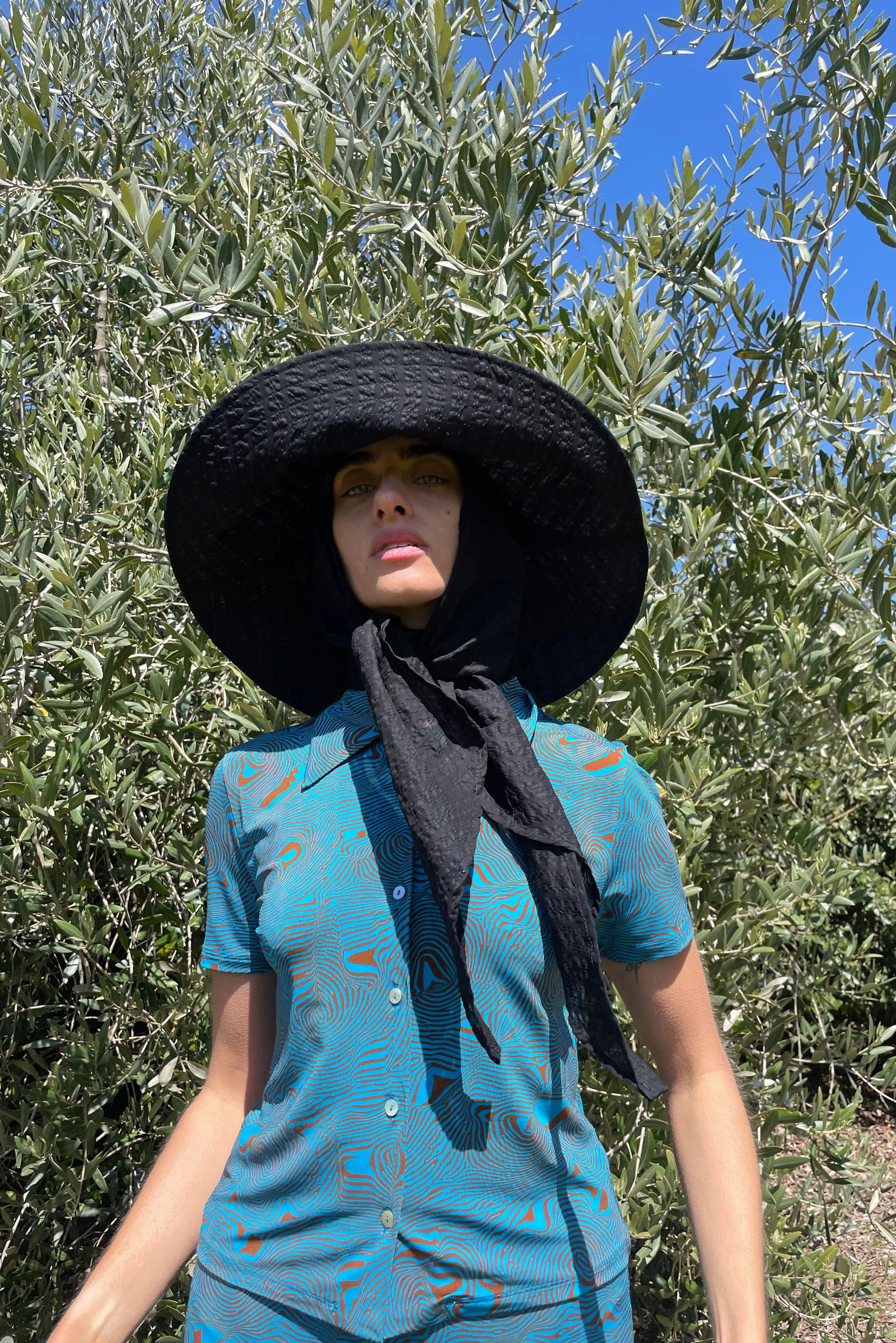 Beklina Scarf Hat Black sold by Beklina product image thumbnail 2