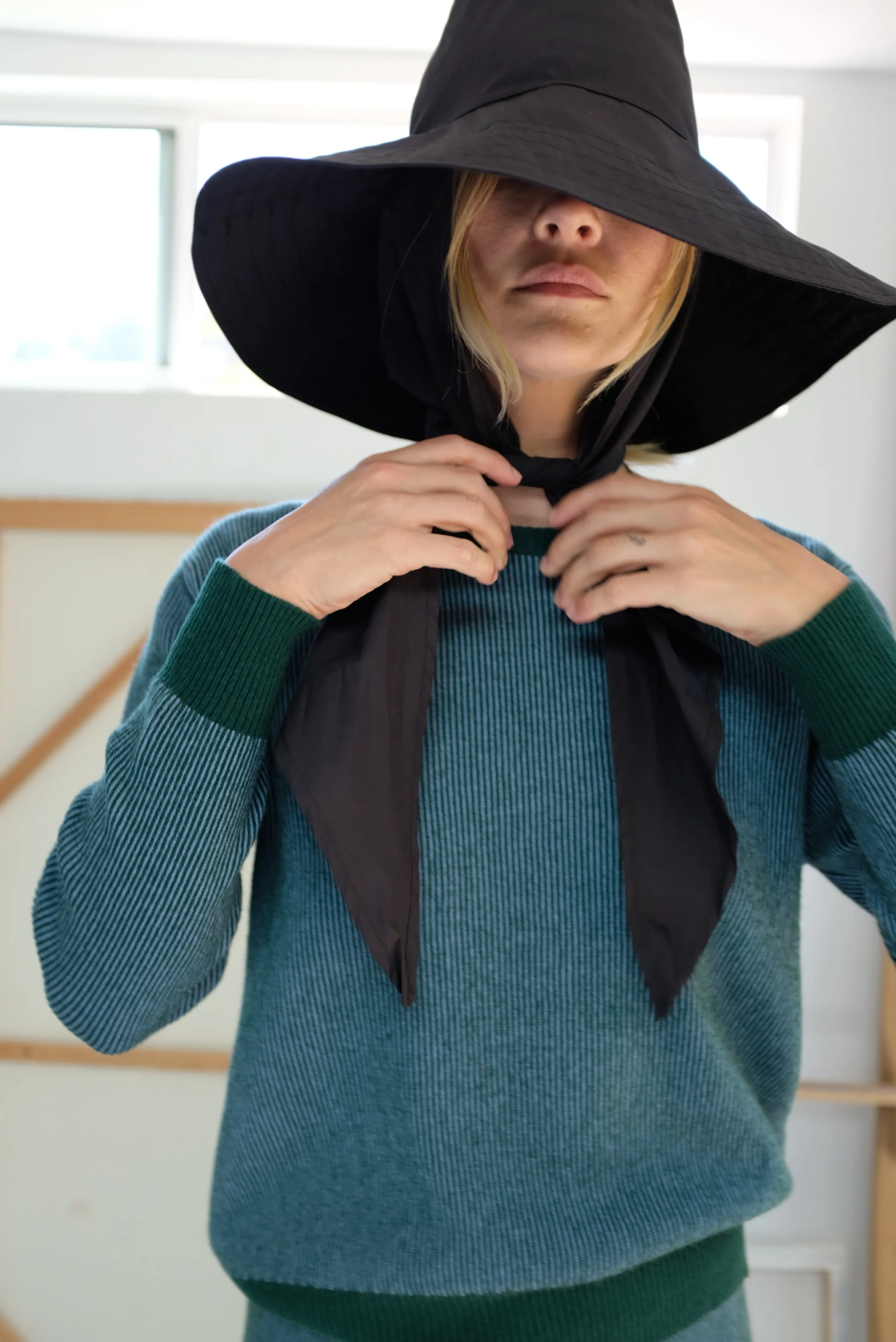 Beklina Scarf Hat Black sold by Beklina product image thumbnail 4