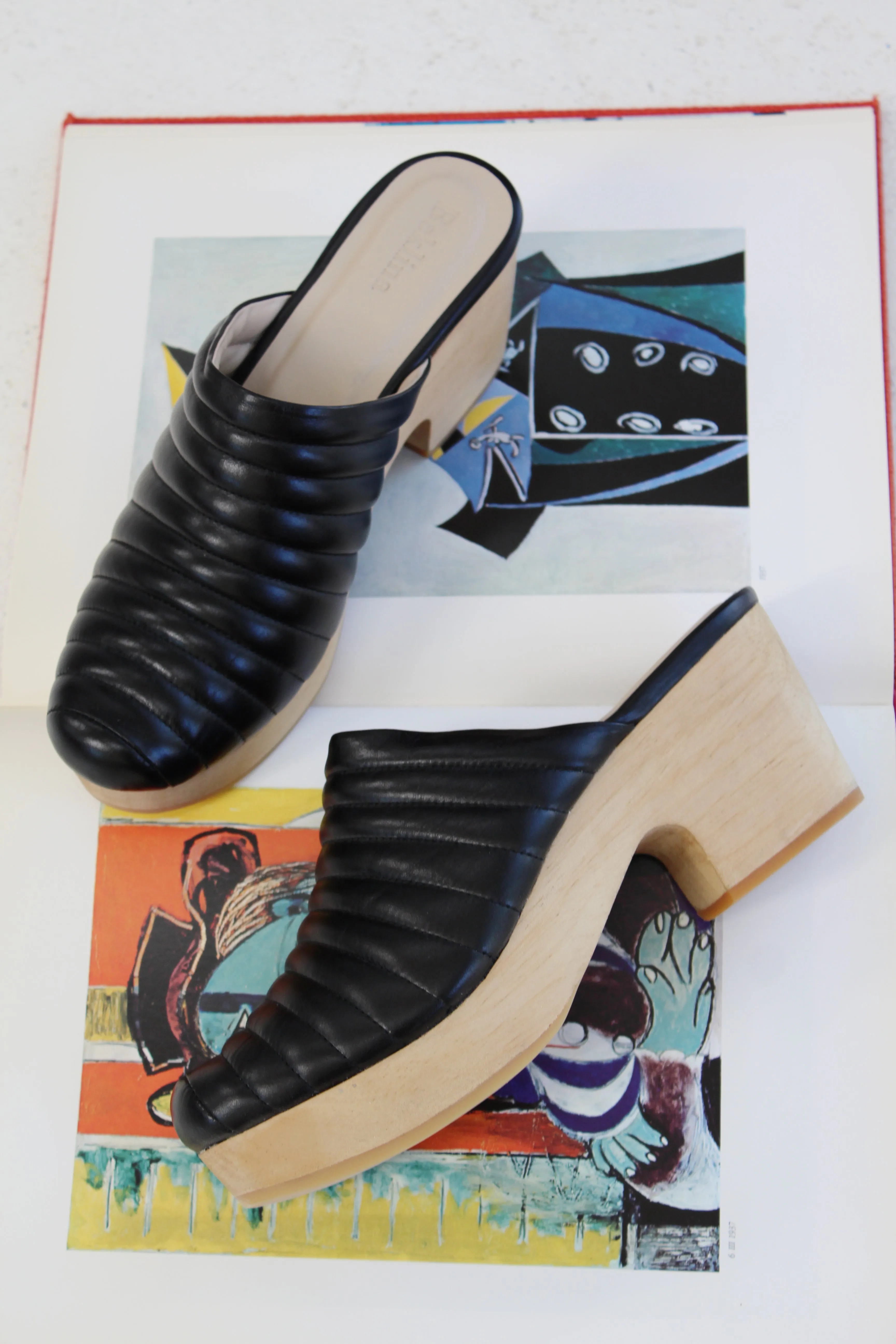 Beklina Ribbed Clog Black sold by Beklina product image thumbnail 4