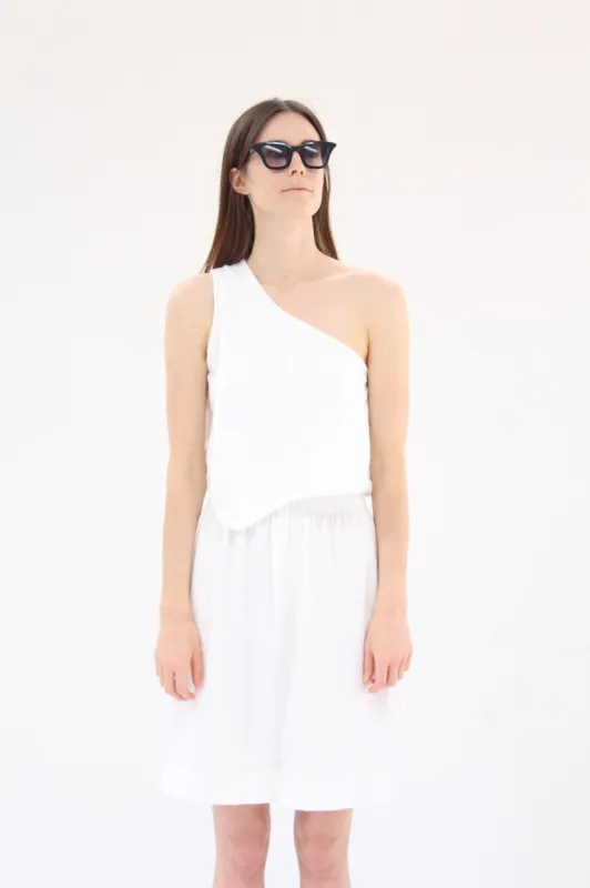 Lina Rennell Falls Dress White sold by Beklina