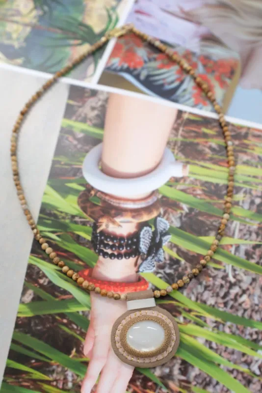 Robin Mollicone Charm Necklace sold by Beklina