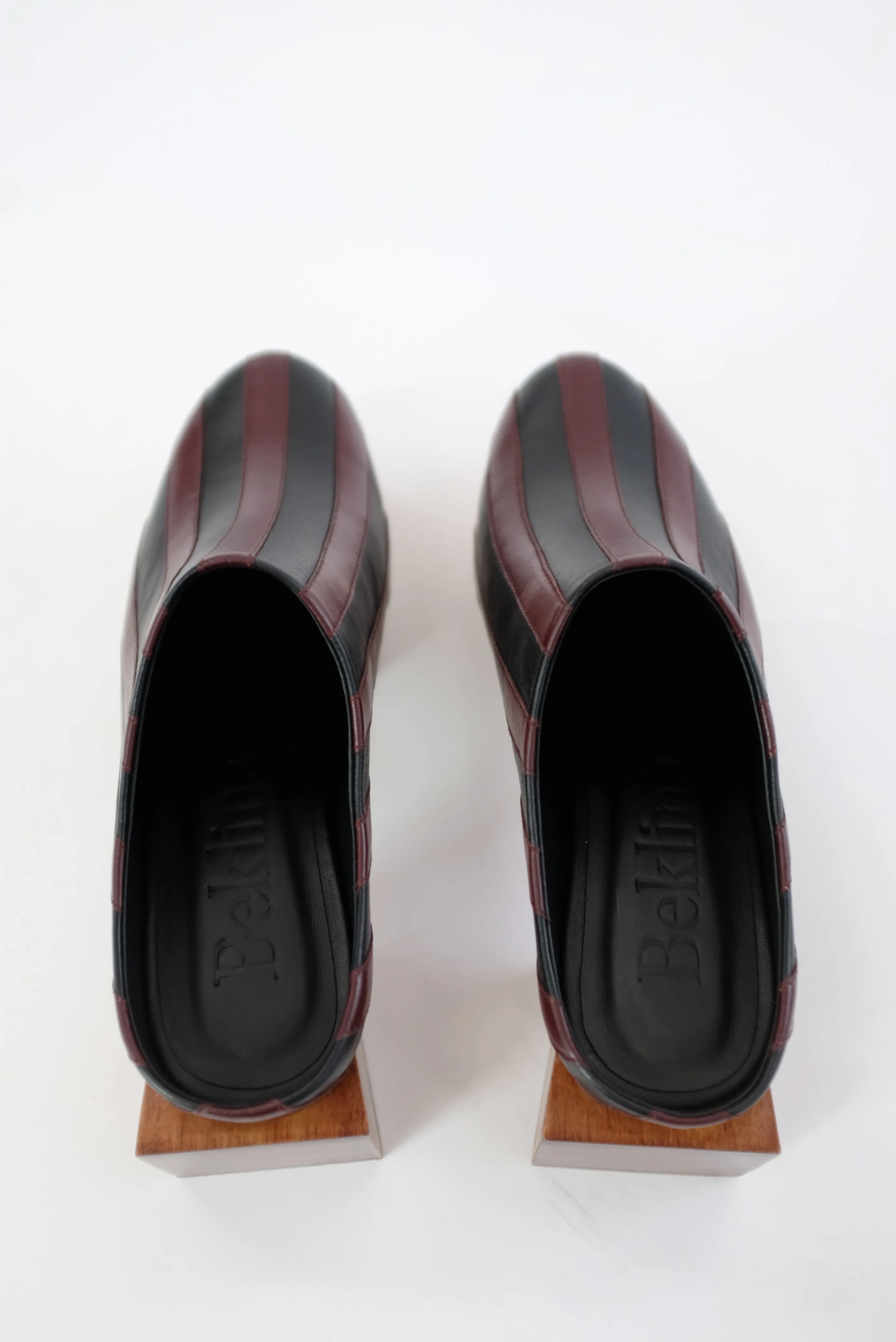 Beklina Matisse Platform Mules Black/Umber sold by Beklina product image thumbnail 2
