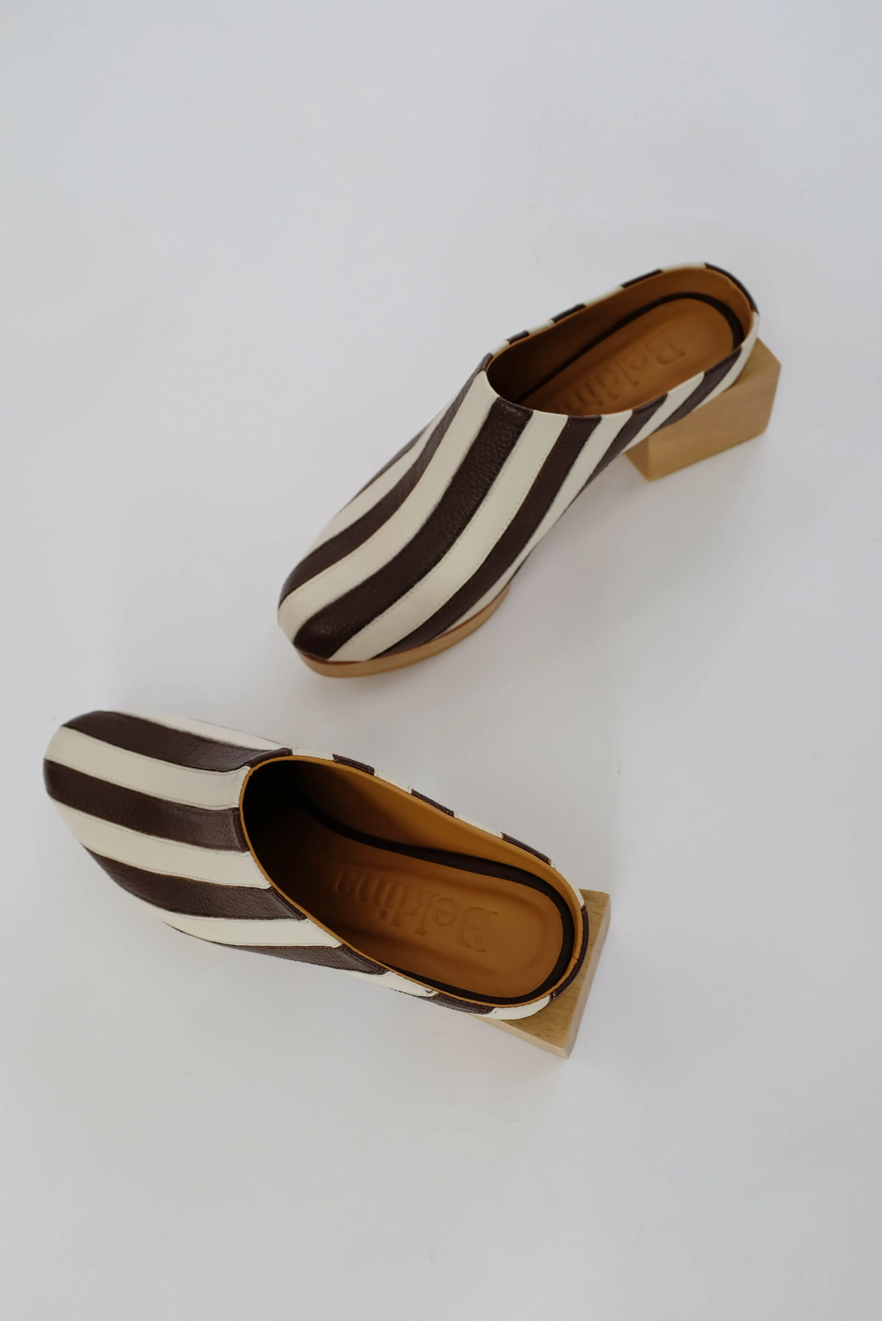 Beklina Matisse Platform Mules Off White/Castagna sold by Beklina product image thumbnail 4