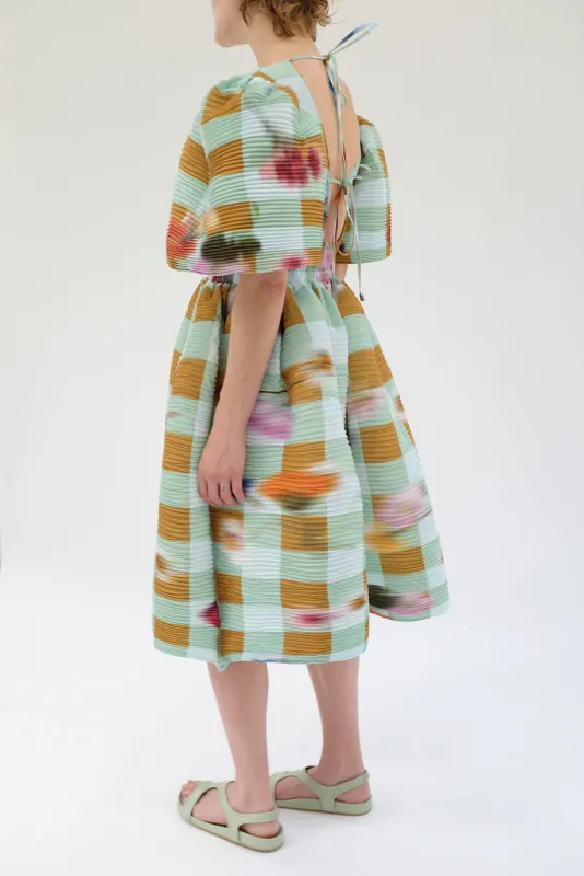 Julia Heuer Handpleated Swani Dress Sven sold by Beklina