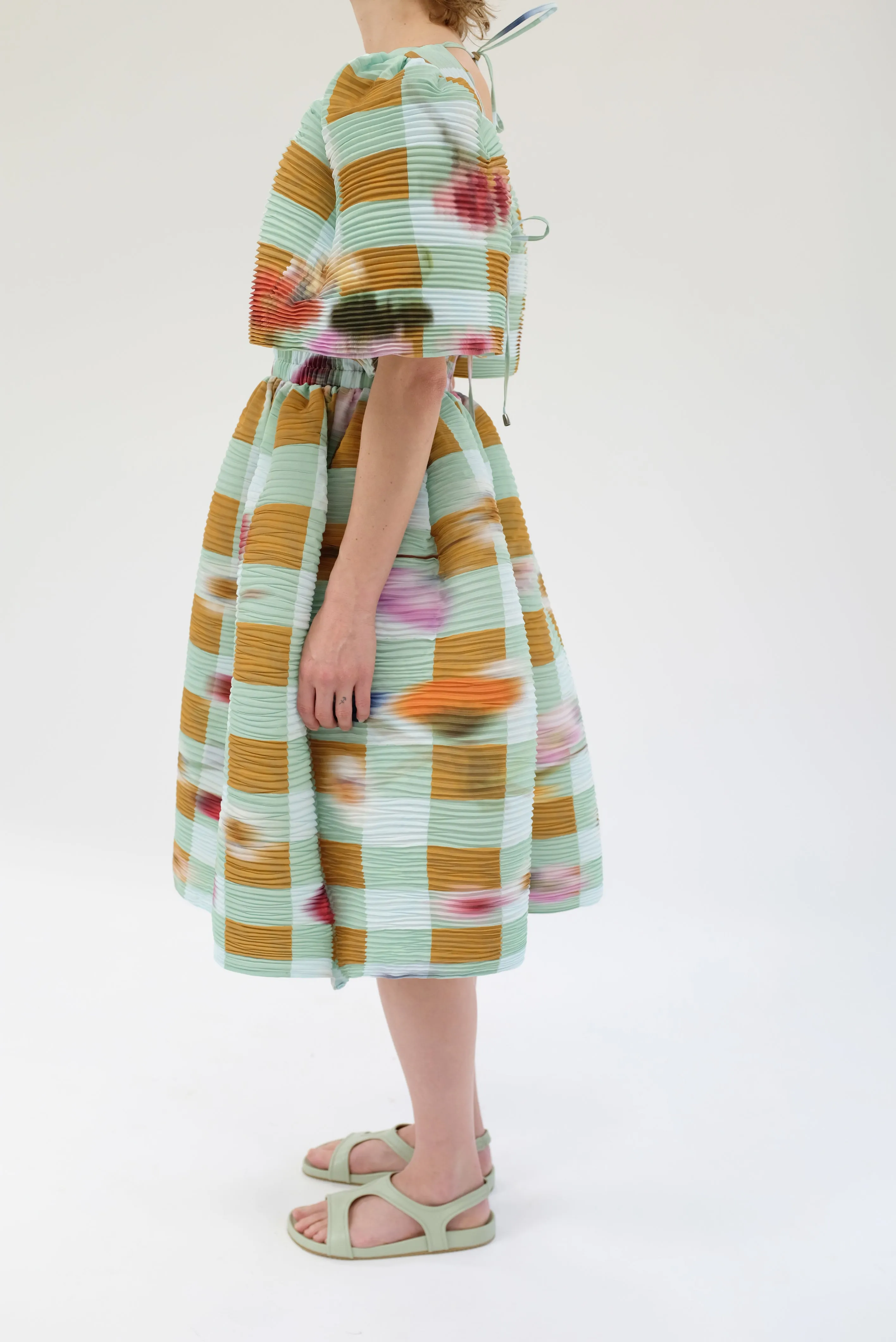 Julia Heuer Handpleated Swani Dress Sven sold by Beklina product image thumbnail 4