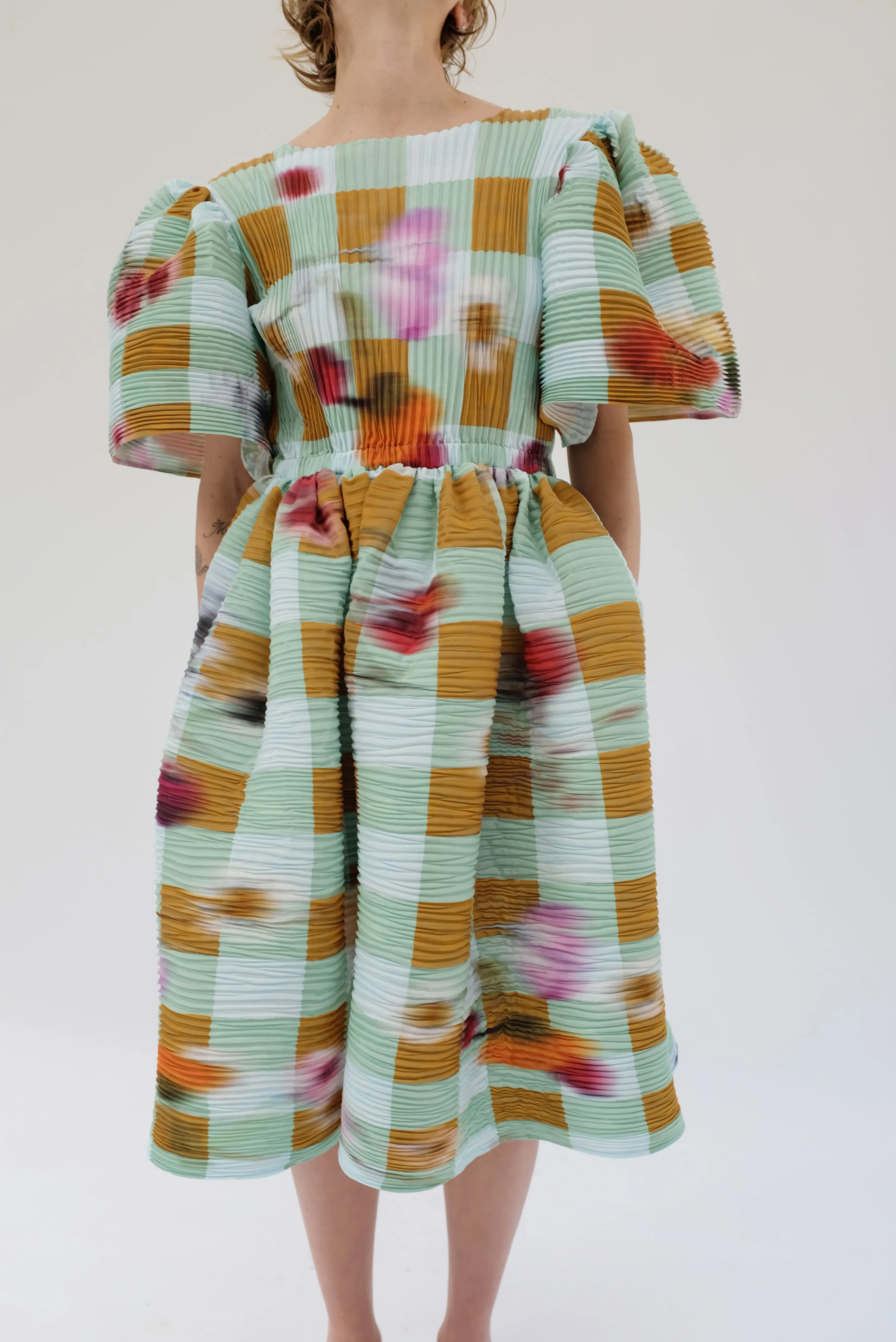 Julia Heuer Handpleated Swani Dress Sven sold by Beklina product image thumbnail 2