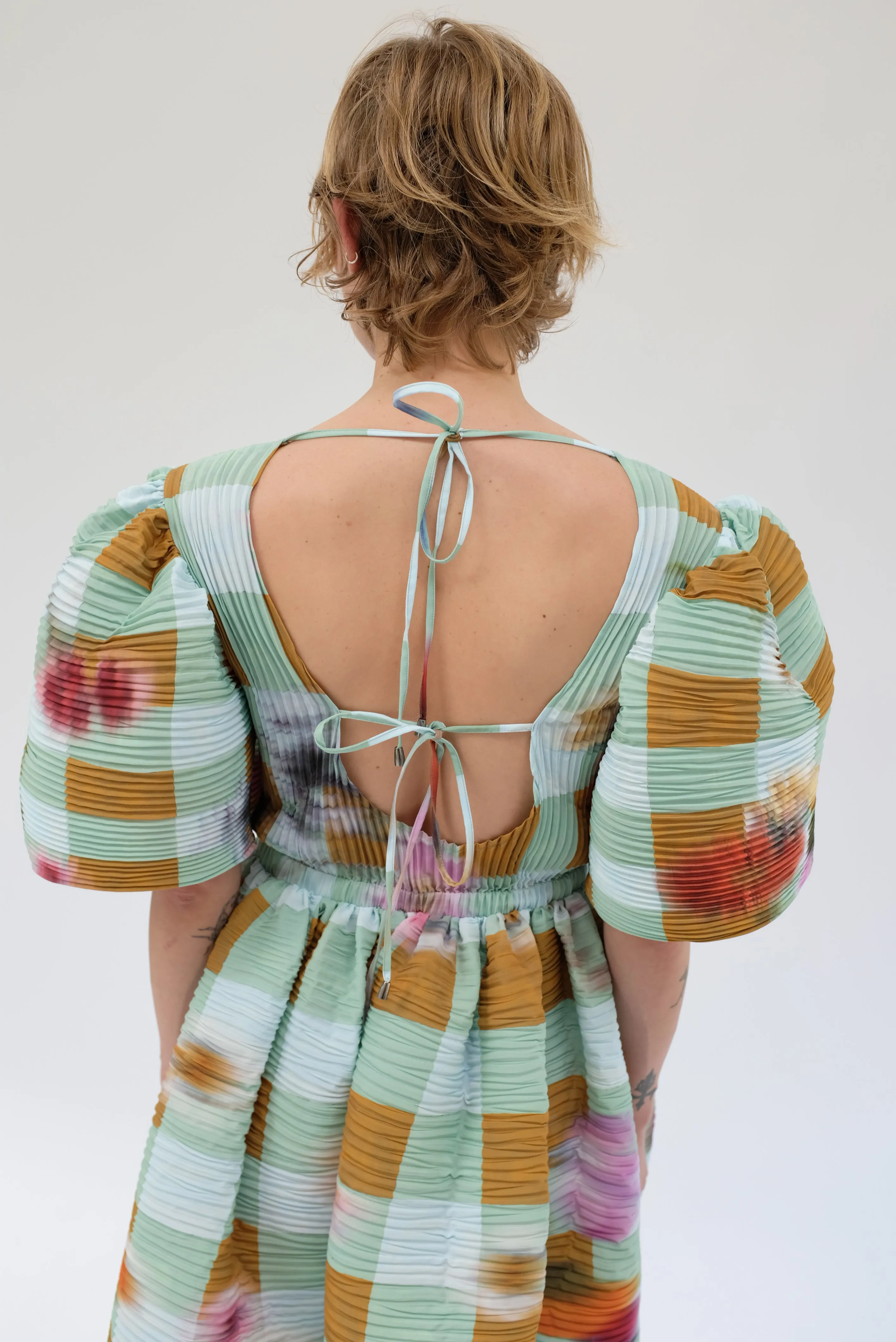 Julia Heuer Handpleated Swani Dress Sven sold by Beklina product image thumbnail 3