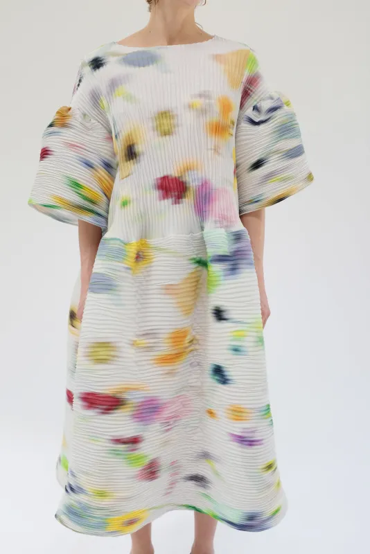Julia Heuer Handpleated Thekla Dress Mayu sold by Beklina