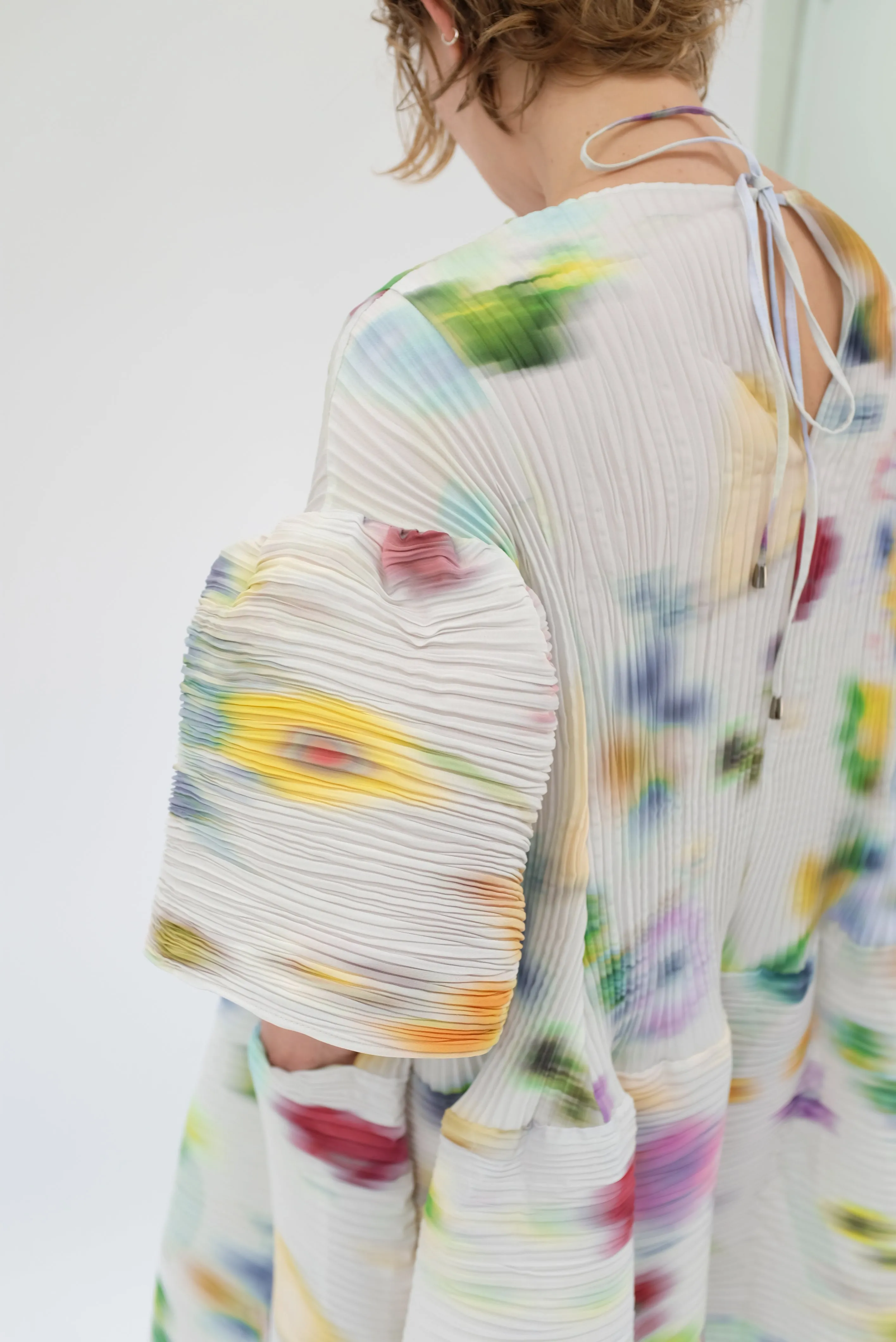 Julia Heuer Handpleated Thekla Dress Mayu sold by Beklina product image thumbnail 5