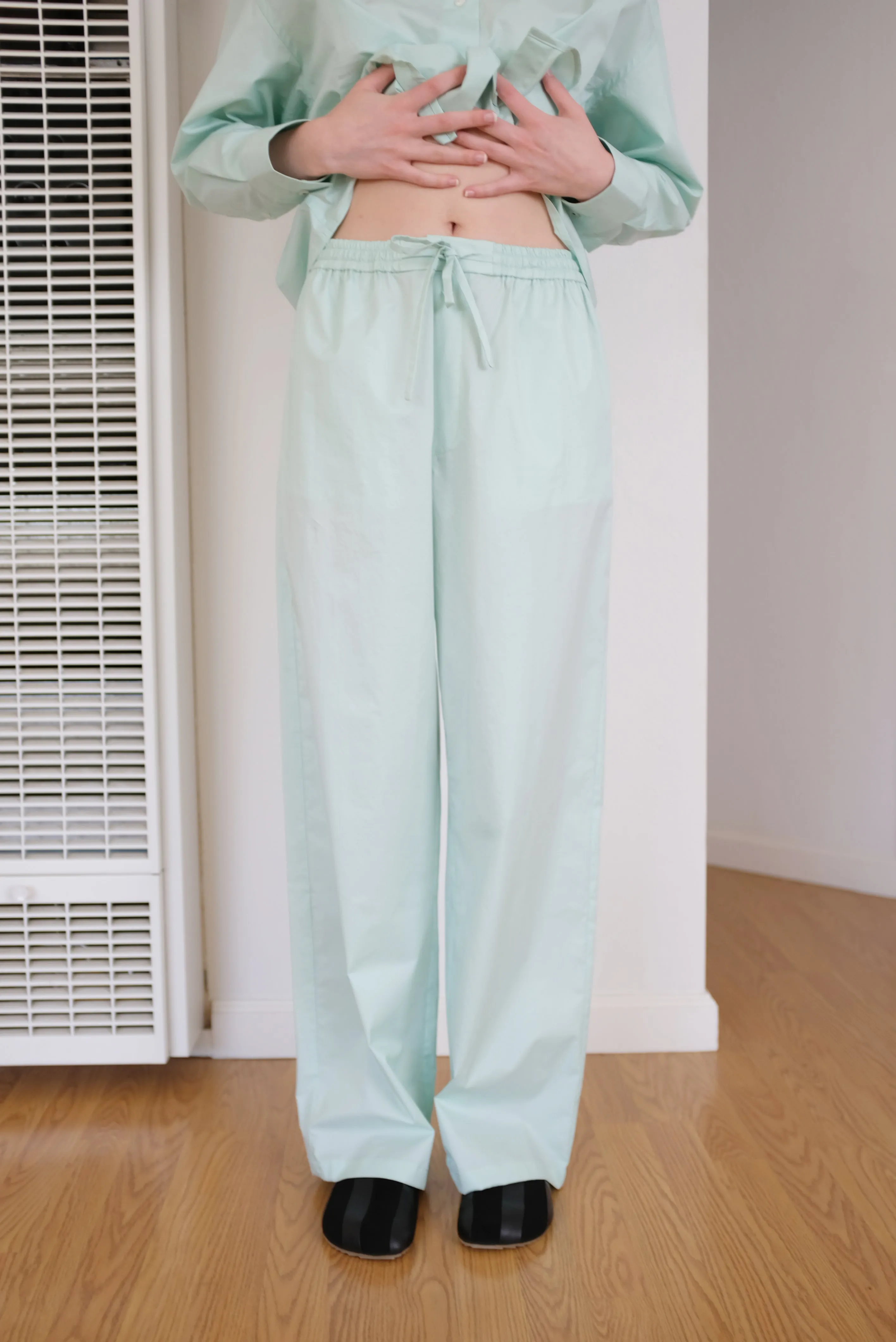 Cordera Cotton Relaxed Pants Green sold by Beklina product image thumbnail 3