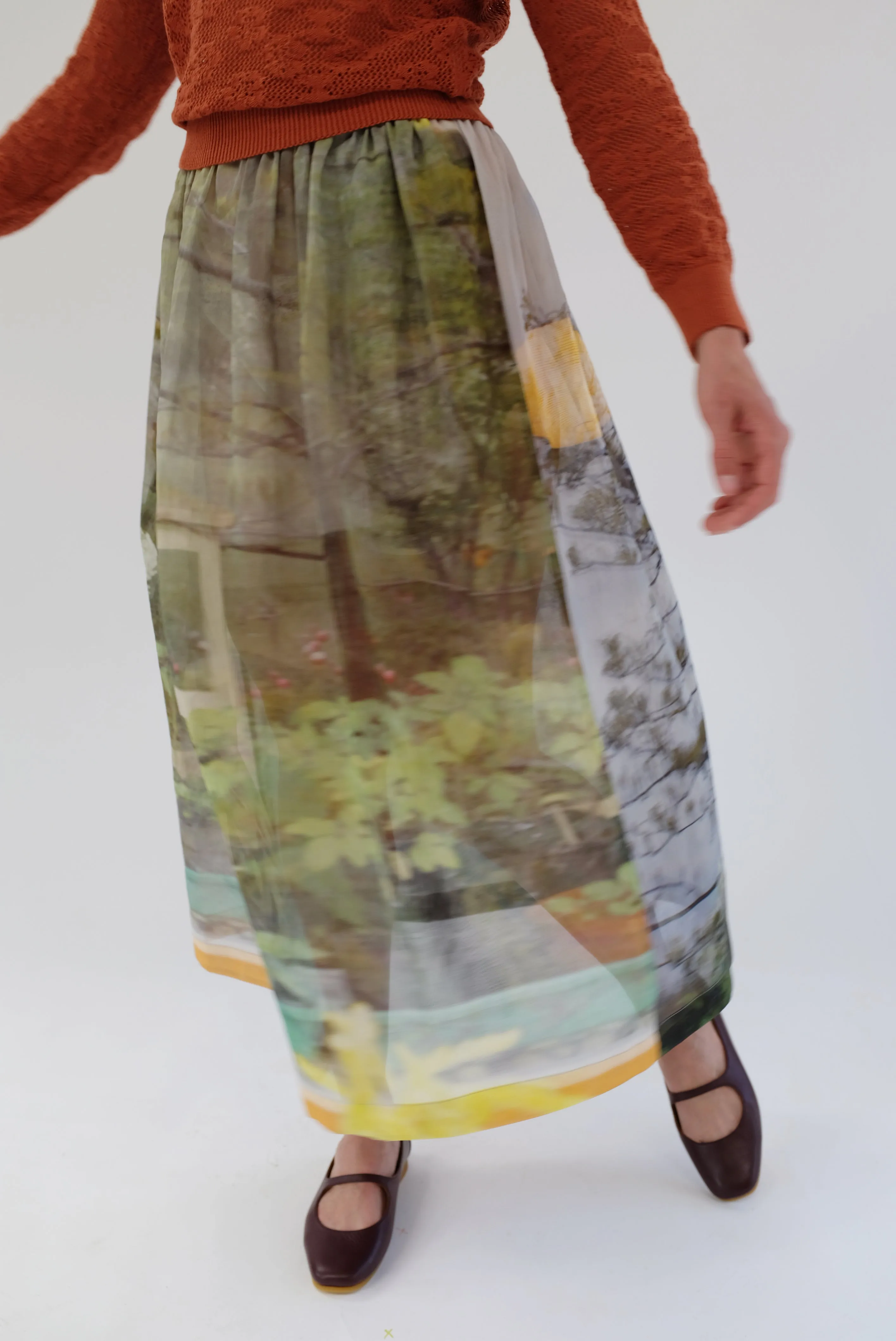 Anntian Wide Skirt Print T sold by Beklina product image thumbnail 3