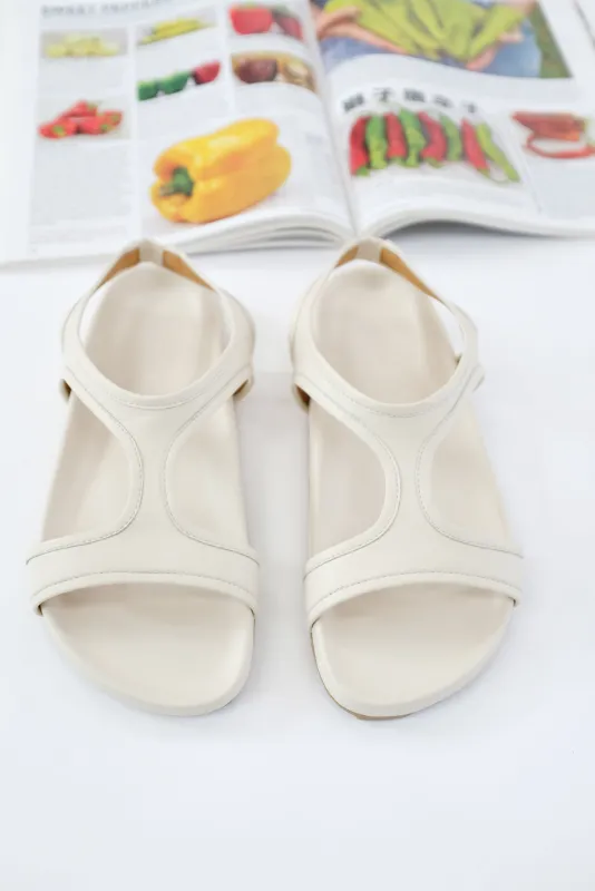 Beklina Gubi Sandal Off White sold by Beklina