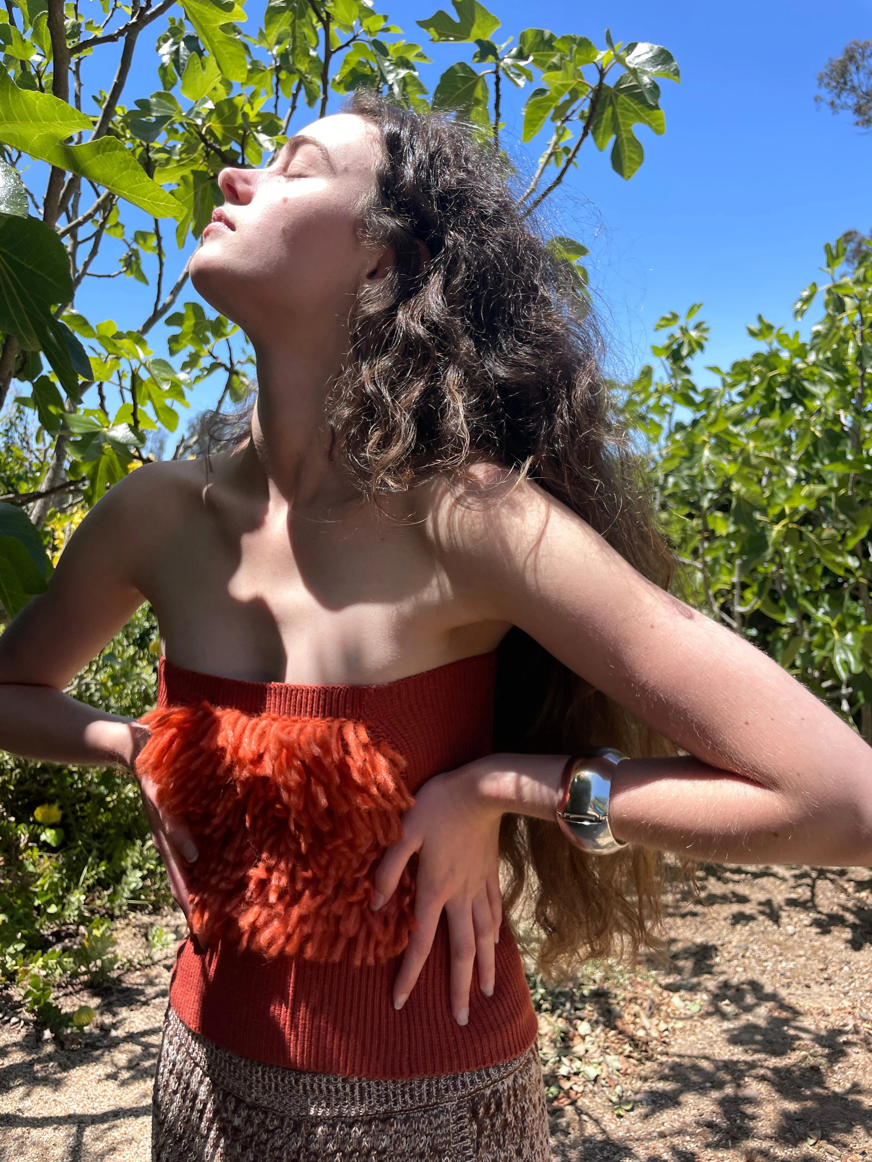 Beklina Marta Tube Top Terracotta sold by Beklina