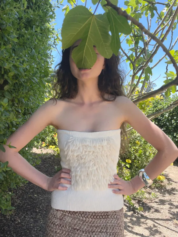 Beklina Marta Tube Top White sold by Beklina