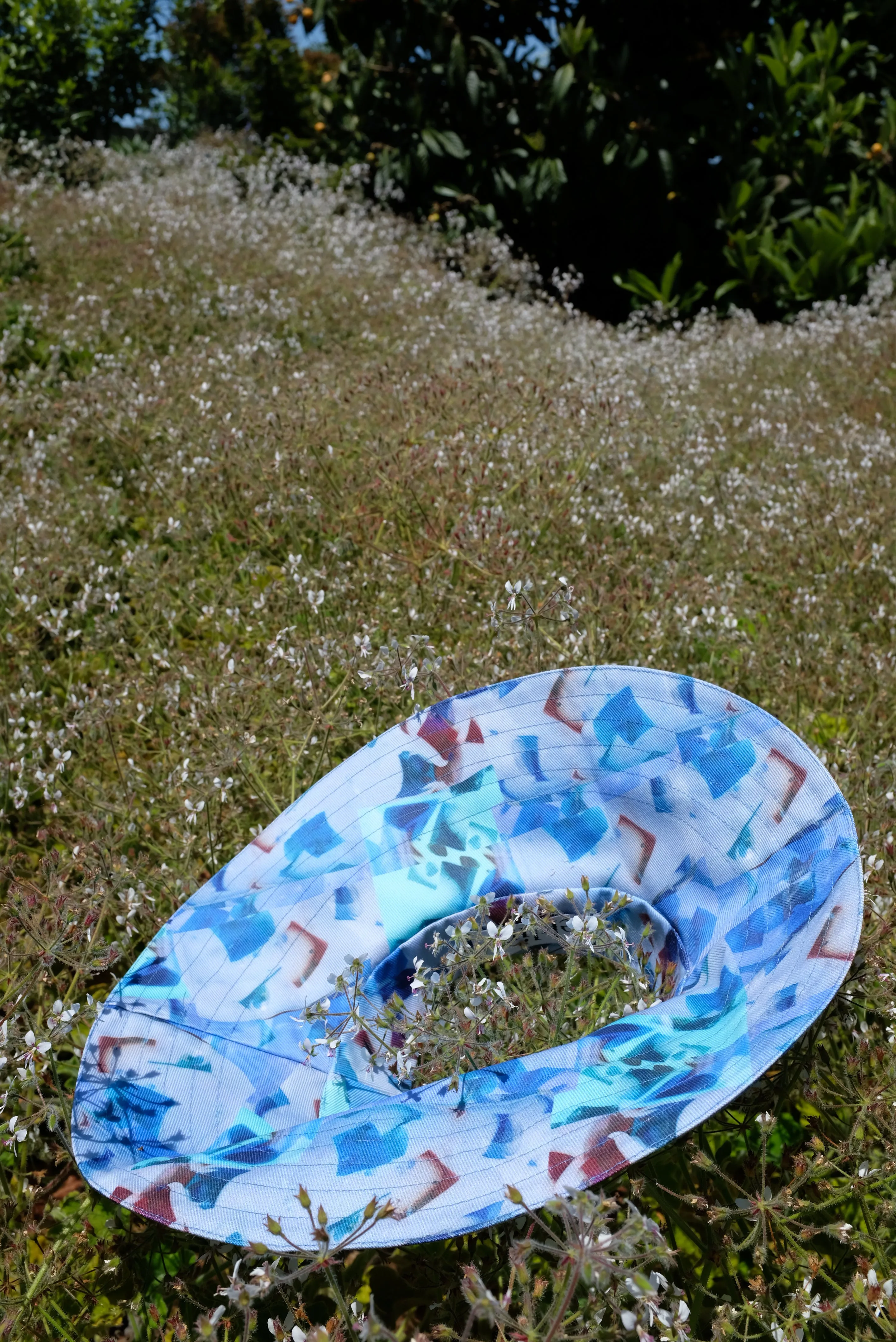 Beklina La Selva Hat Aqua Jello sold by Beklina