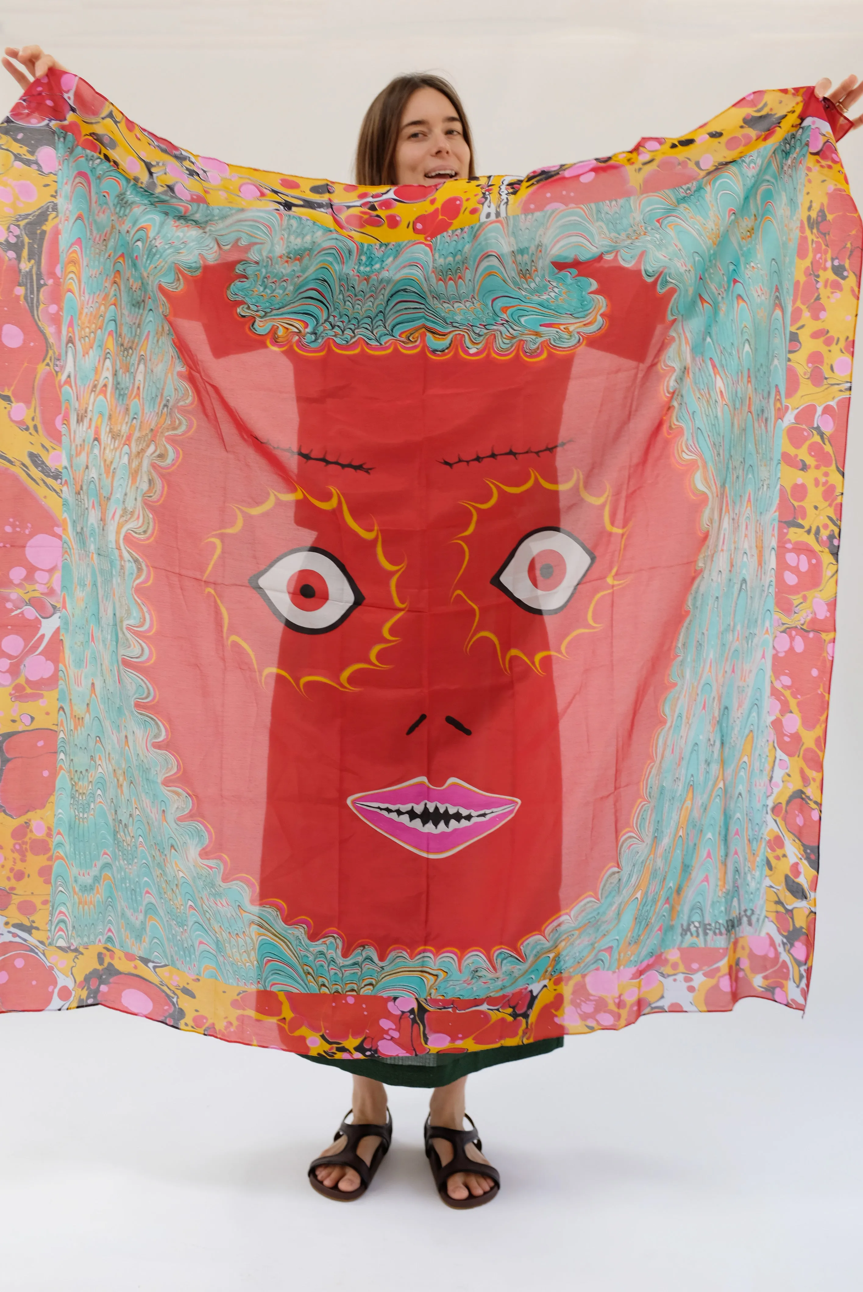 Sun & Demon Scarves sold by Beklina product image thumbnail 5