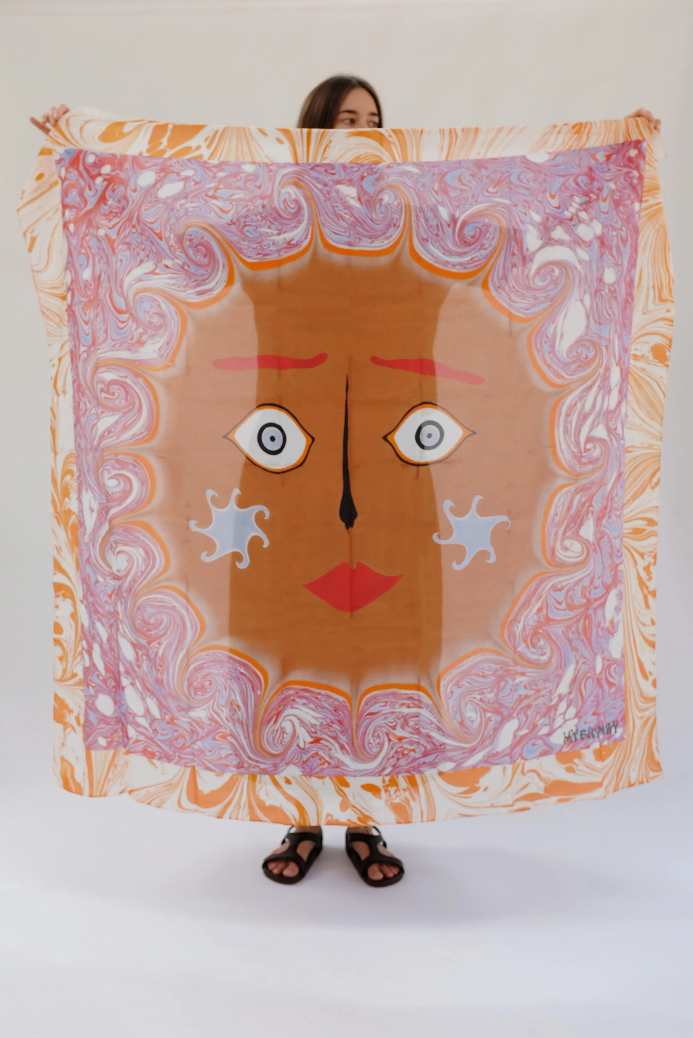 Sun & Demon Scarves sold by Beklina product image thumbnail 4