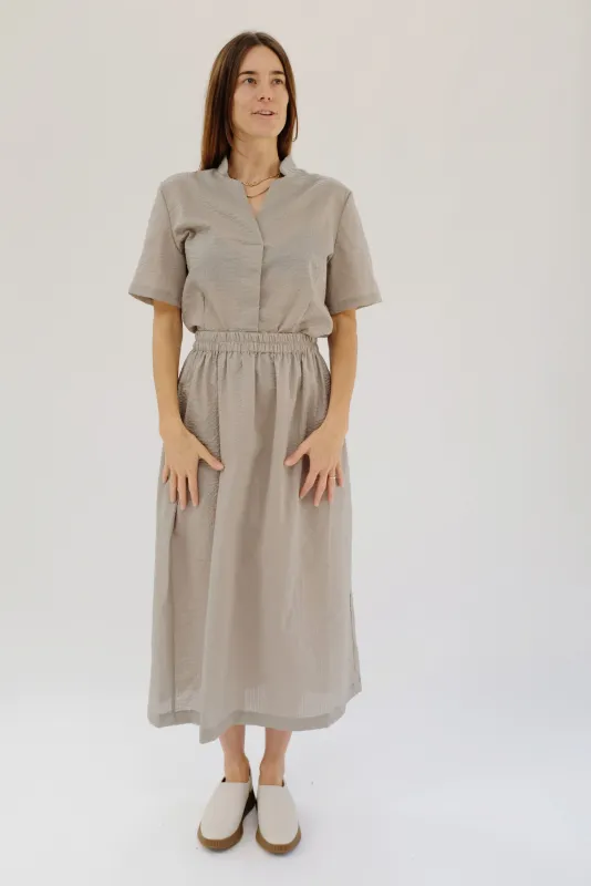 Beklina Basic Skirt Grey sold by Beklina