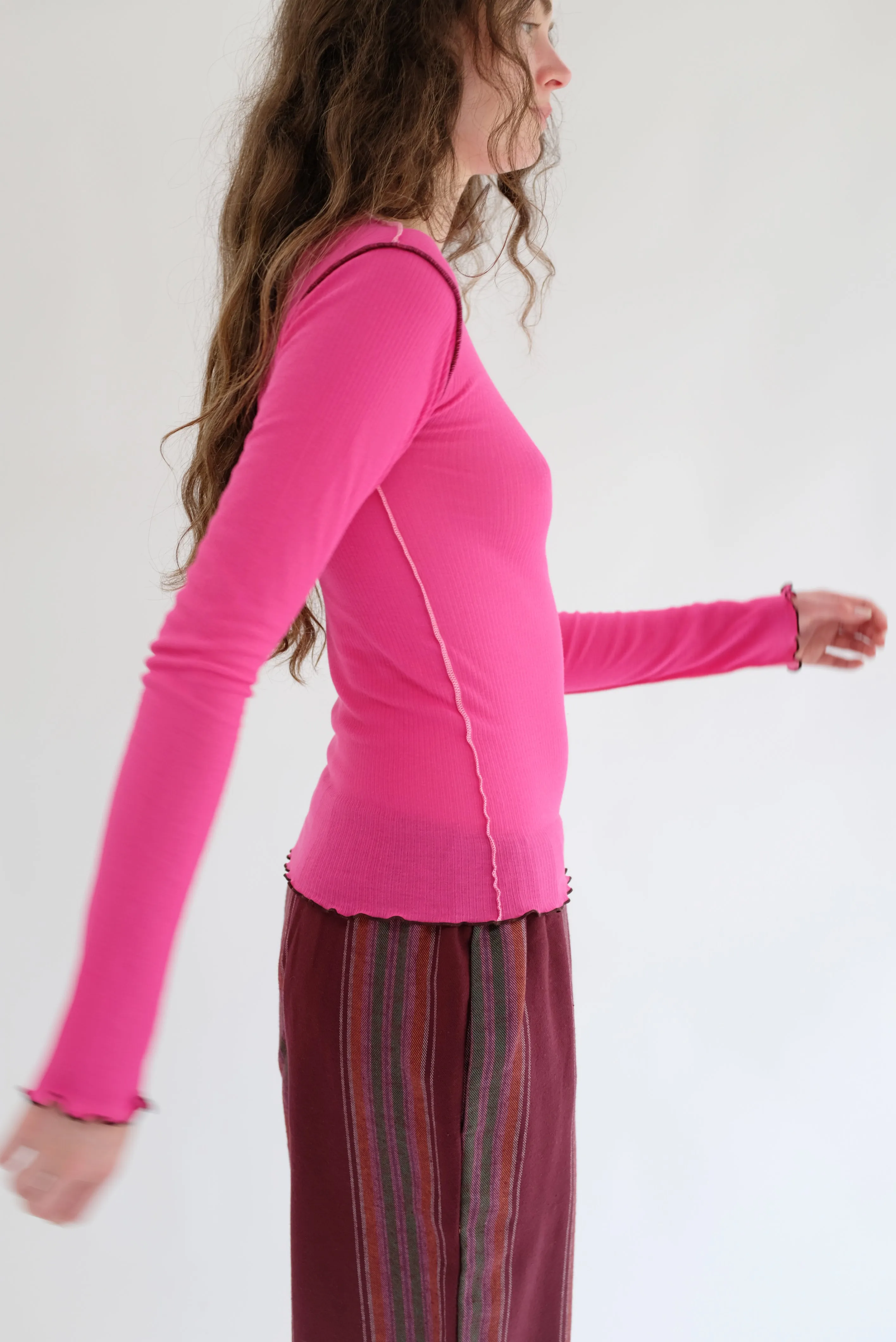 Baserange Vein Tee York Pink sold by Beklina product image thumbnail 2