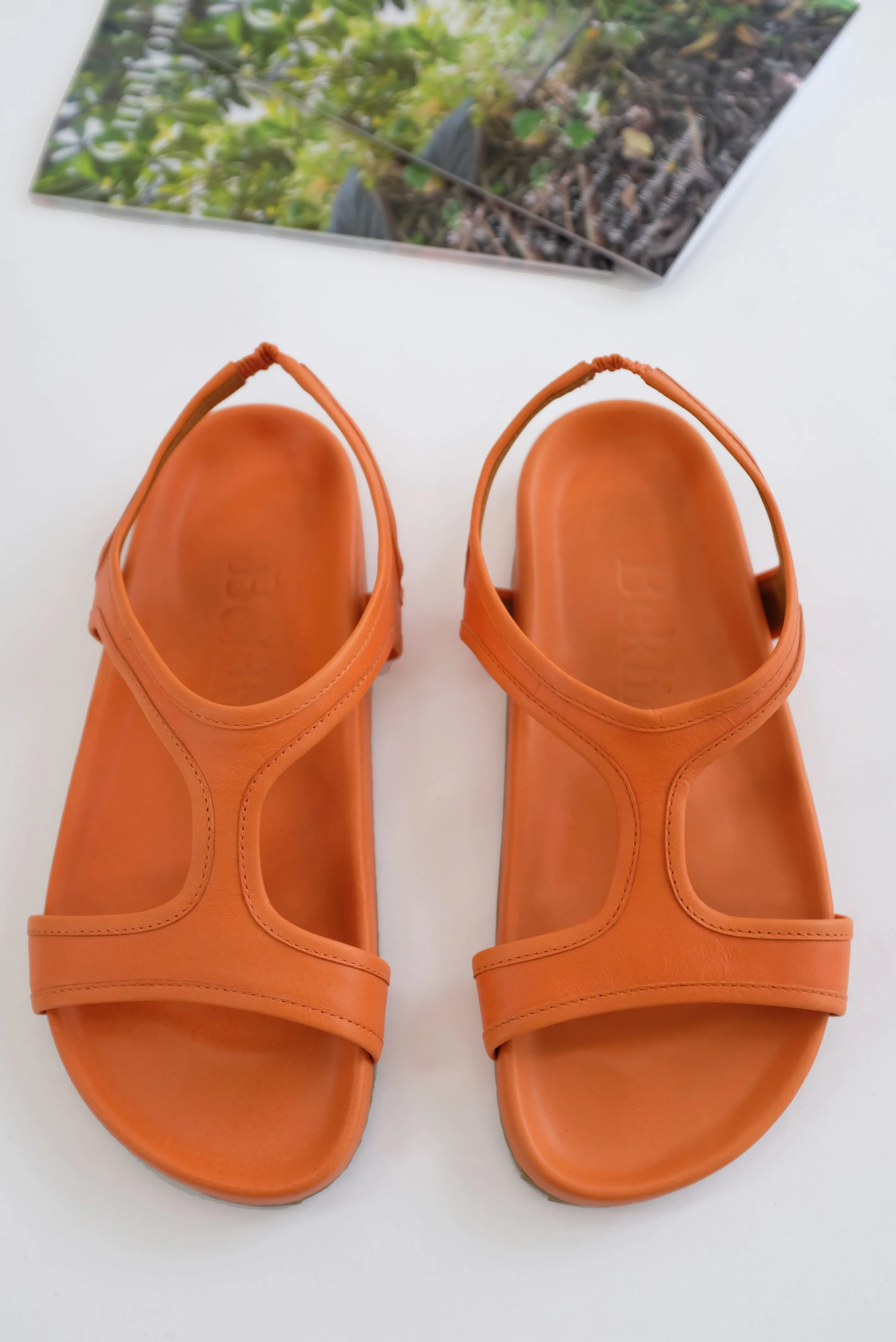 Beklina Gubi Sandal Persimmon sold by Beklina