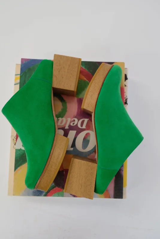 Beklina Matisse Platform Mules Citrus sold by Beklina