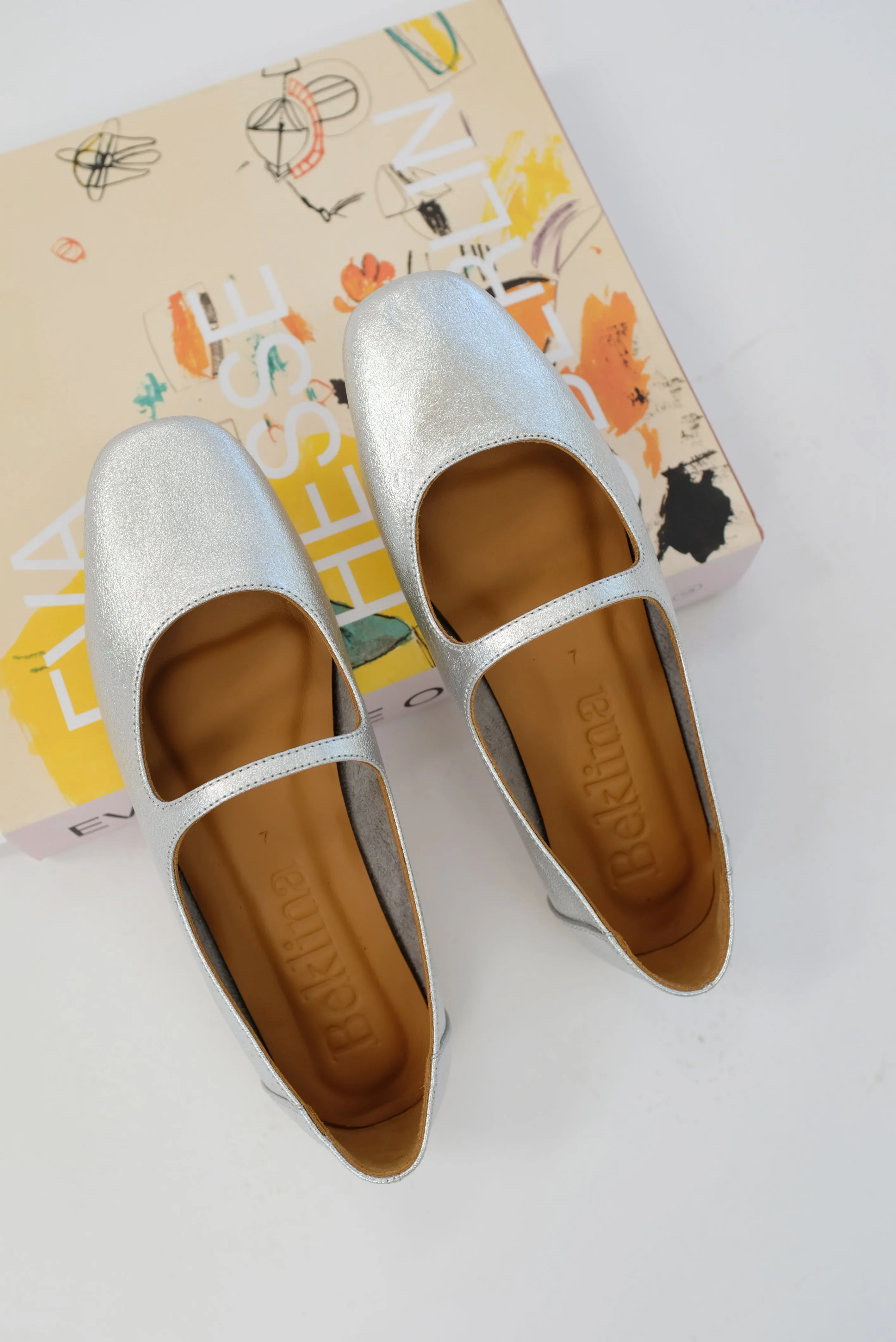 Beklina Olivia Flats Silver sold by Beklina product image thumbnail 3