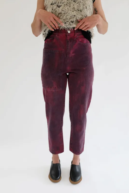 Anntian Ordinary Jeans Pink-navy sold by Beklina