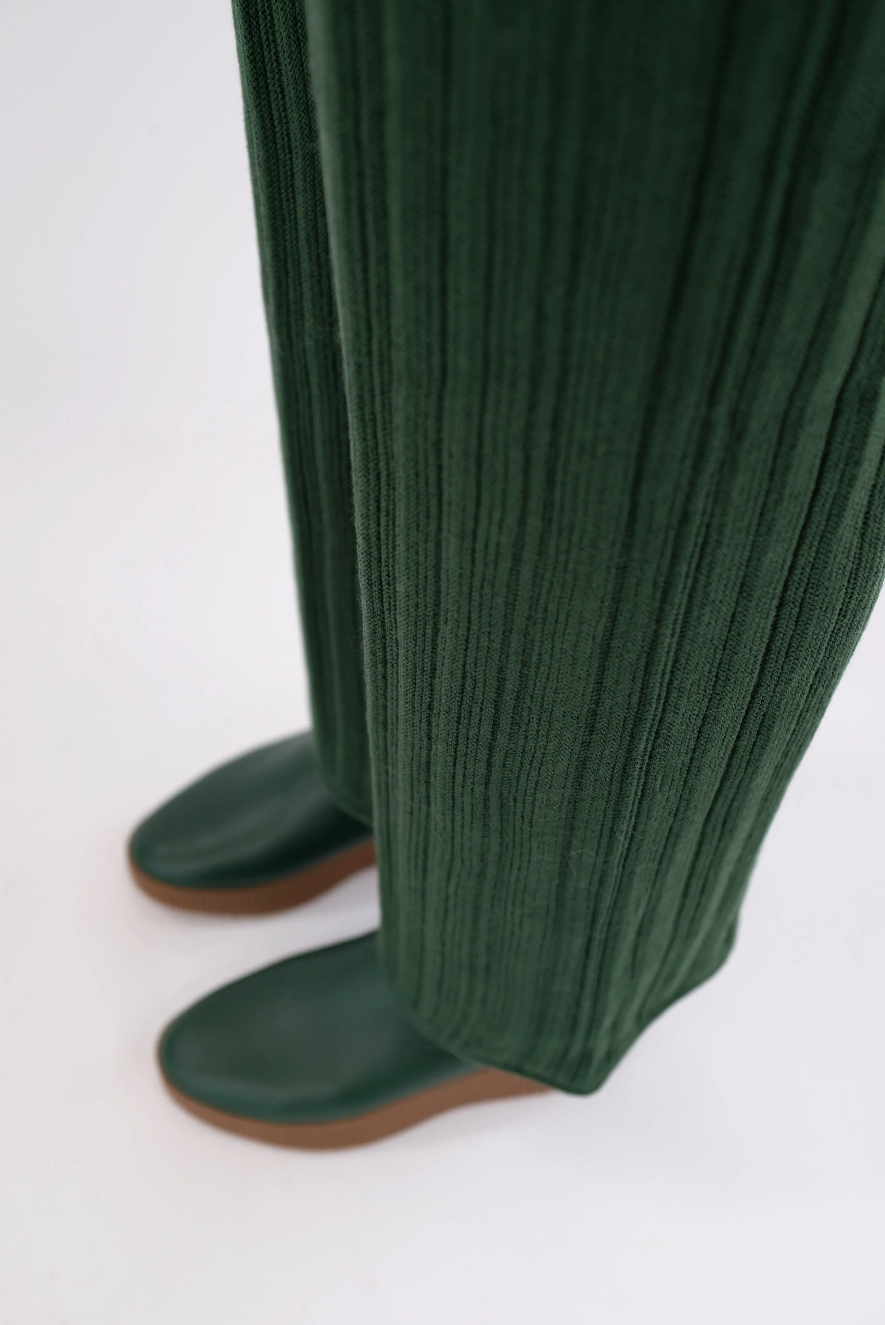 Beklina Merino Pleated Trousers Conifer sold by Beklina product image thumbnail 5