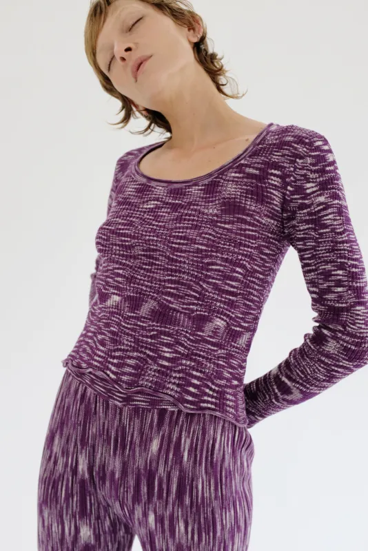 Beklina Merino Spazio Scoop Plum sold by Beklina